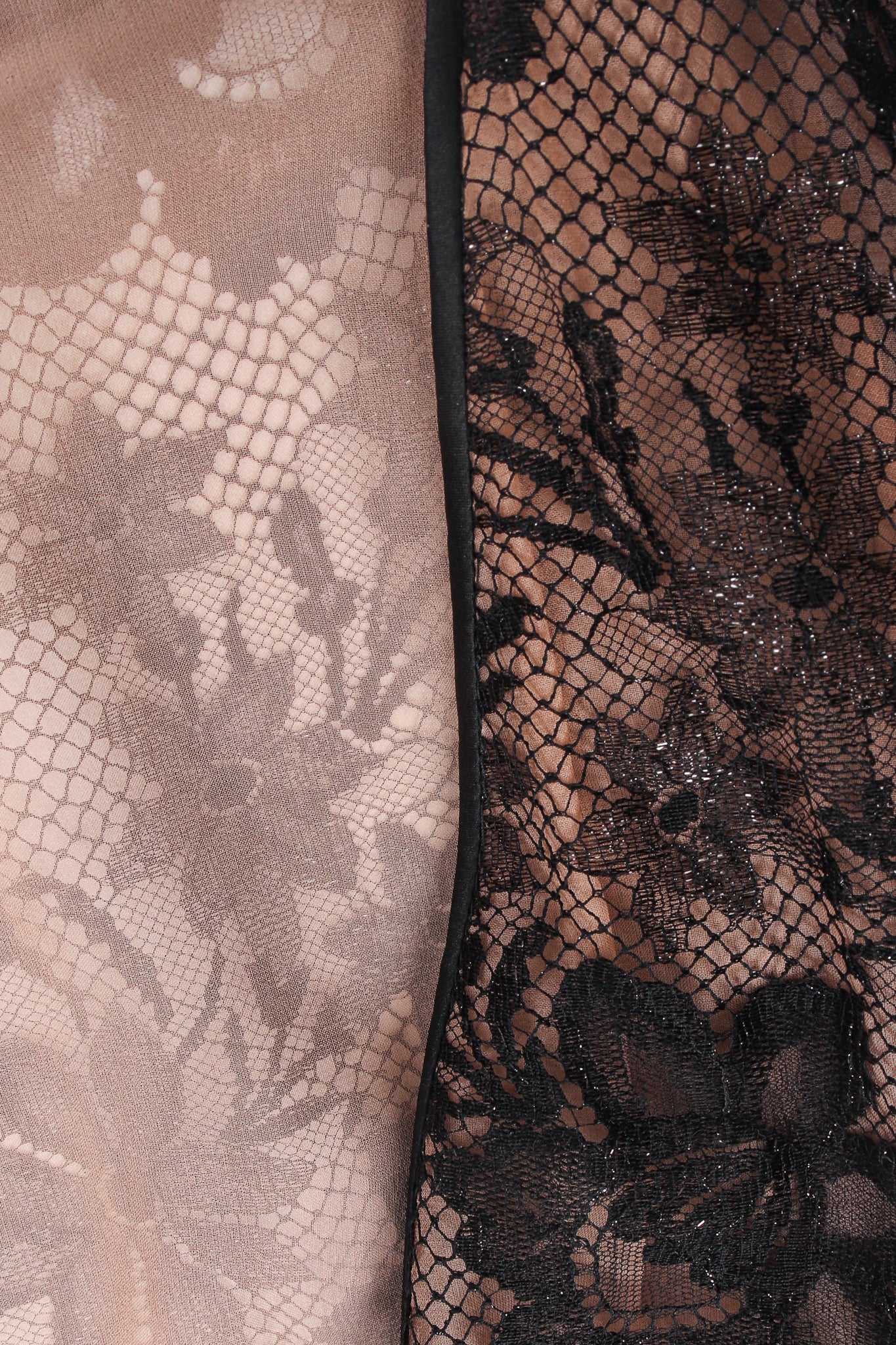Lace Drop Waist Contour Gown - Image 5