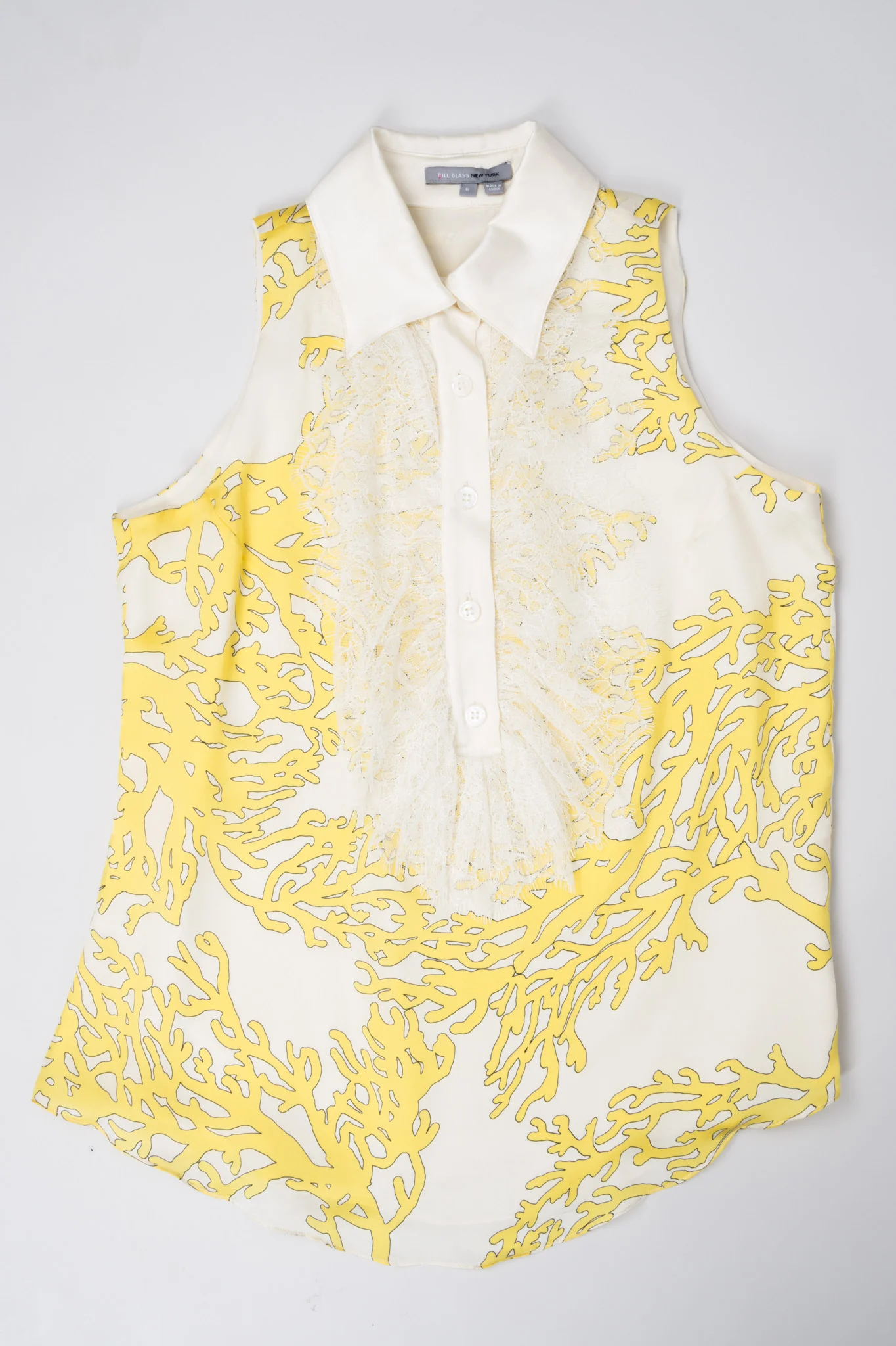 Lace Front Sleeveless Blouse - Image 12