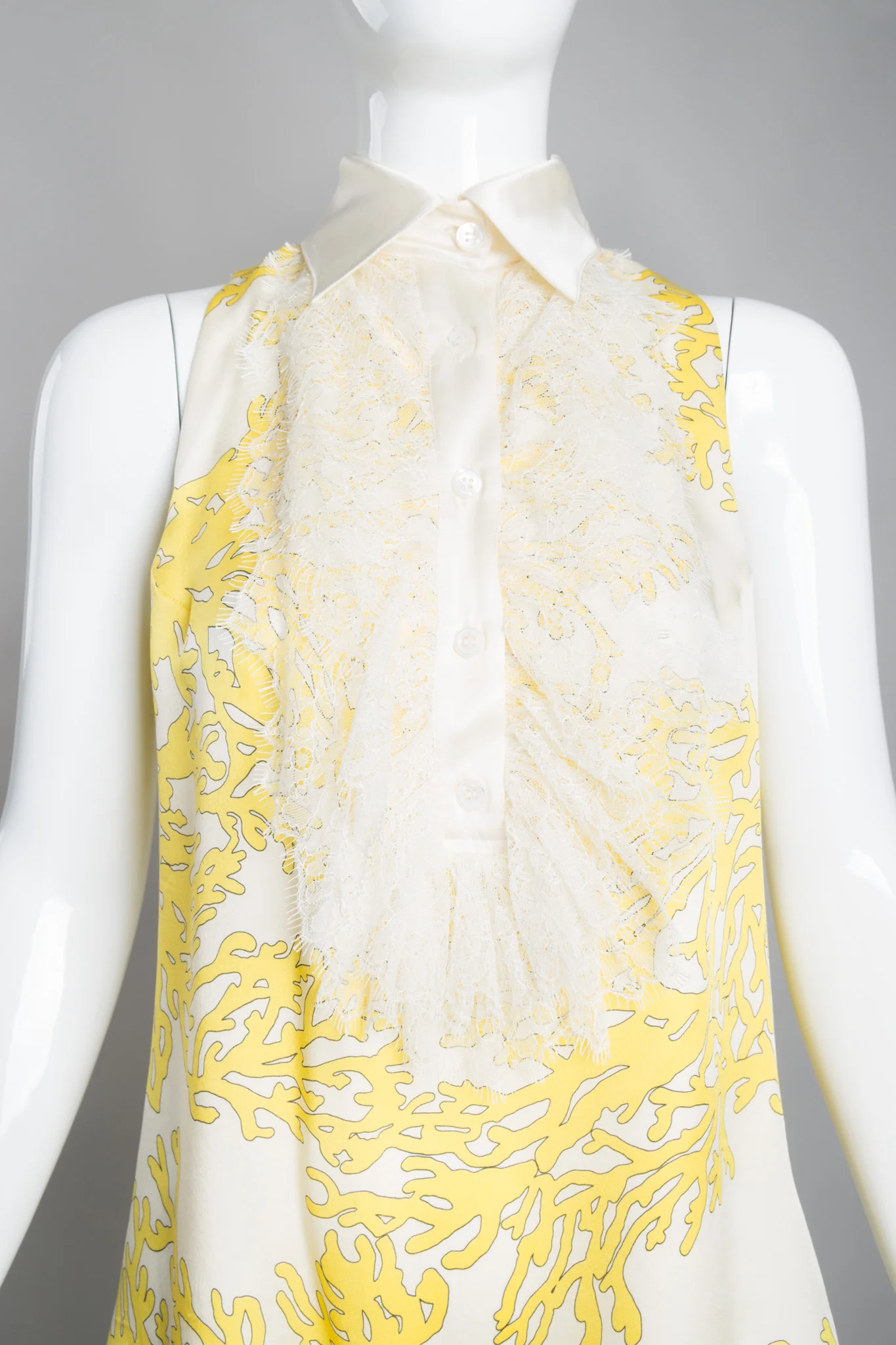 Lace Front Sleeveless Blouse - Image 8