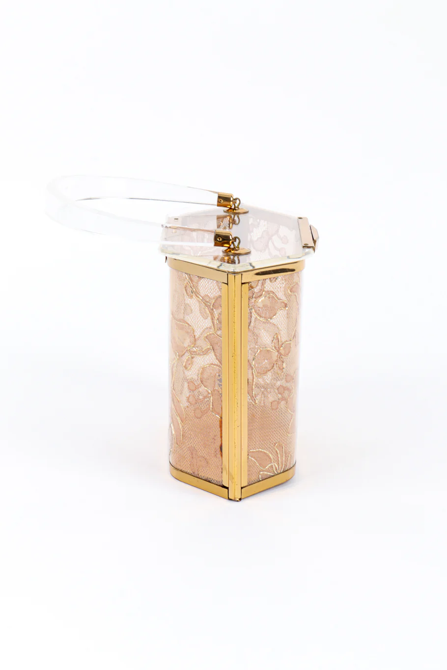 Lace Lucite Box Bag - Image 2