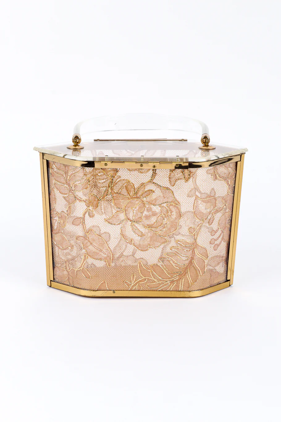 Lace Lucite Box Bag - Image 3