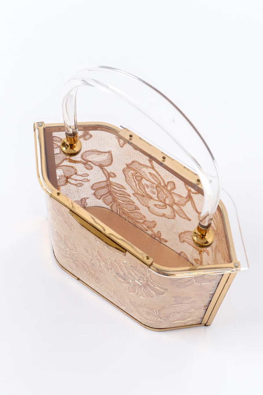 Lace Lucite Box Bag - Image 5