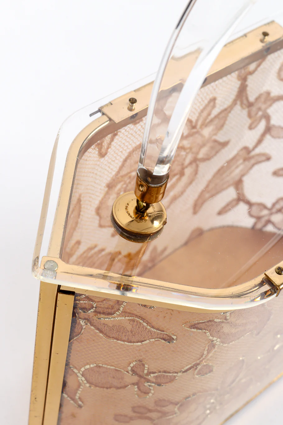 Lace Lucite Box Bag - Image 7