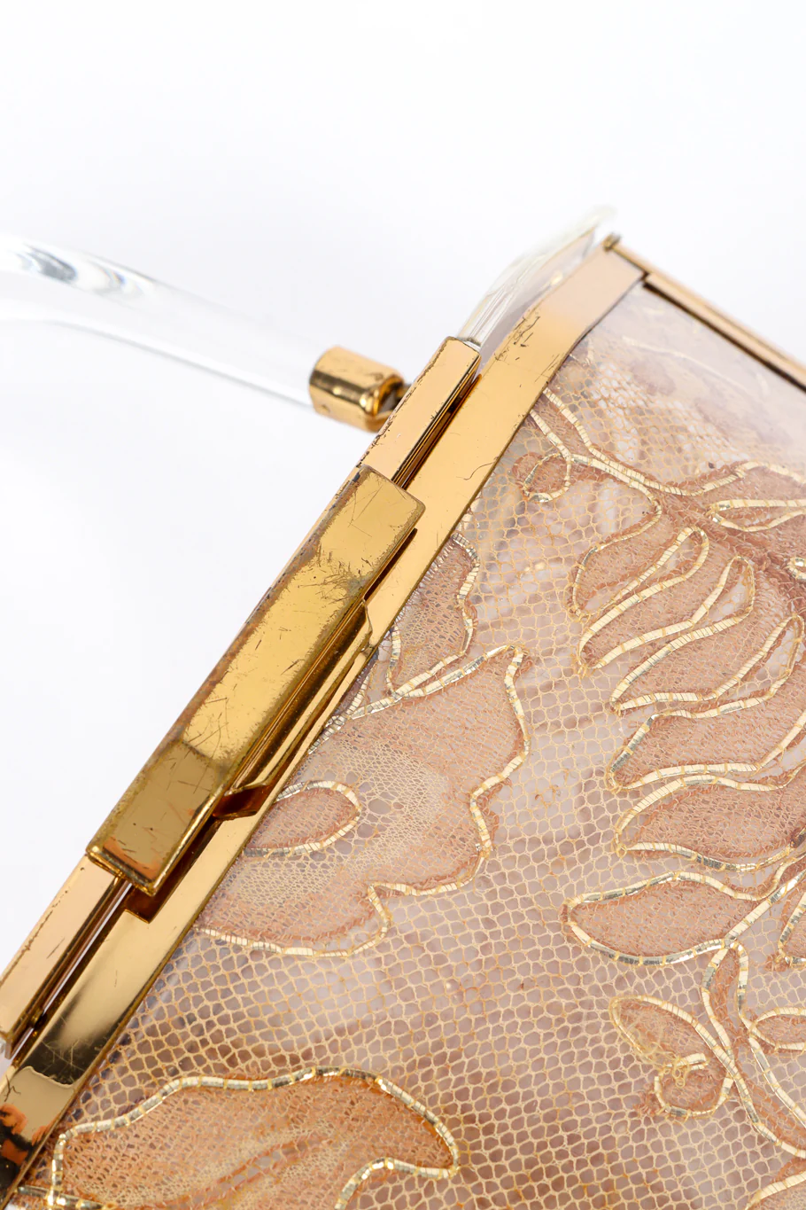Lace Lucite Box Bag - Image 8