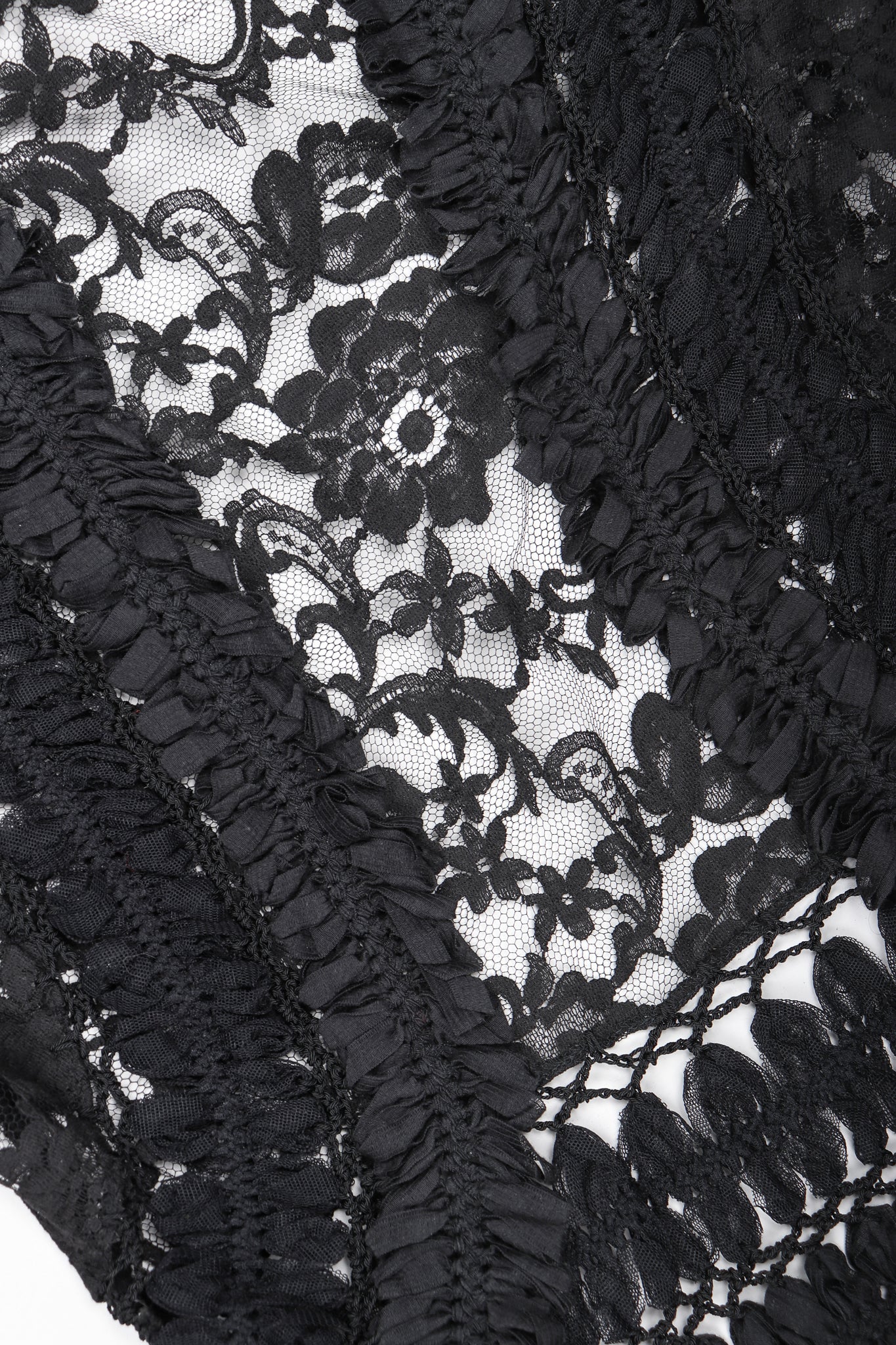 Lace Mesh Ribbon Jacket - Image 5