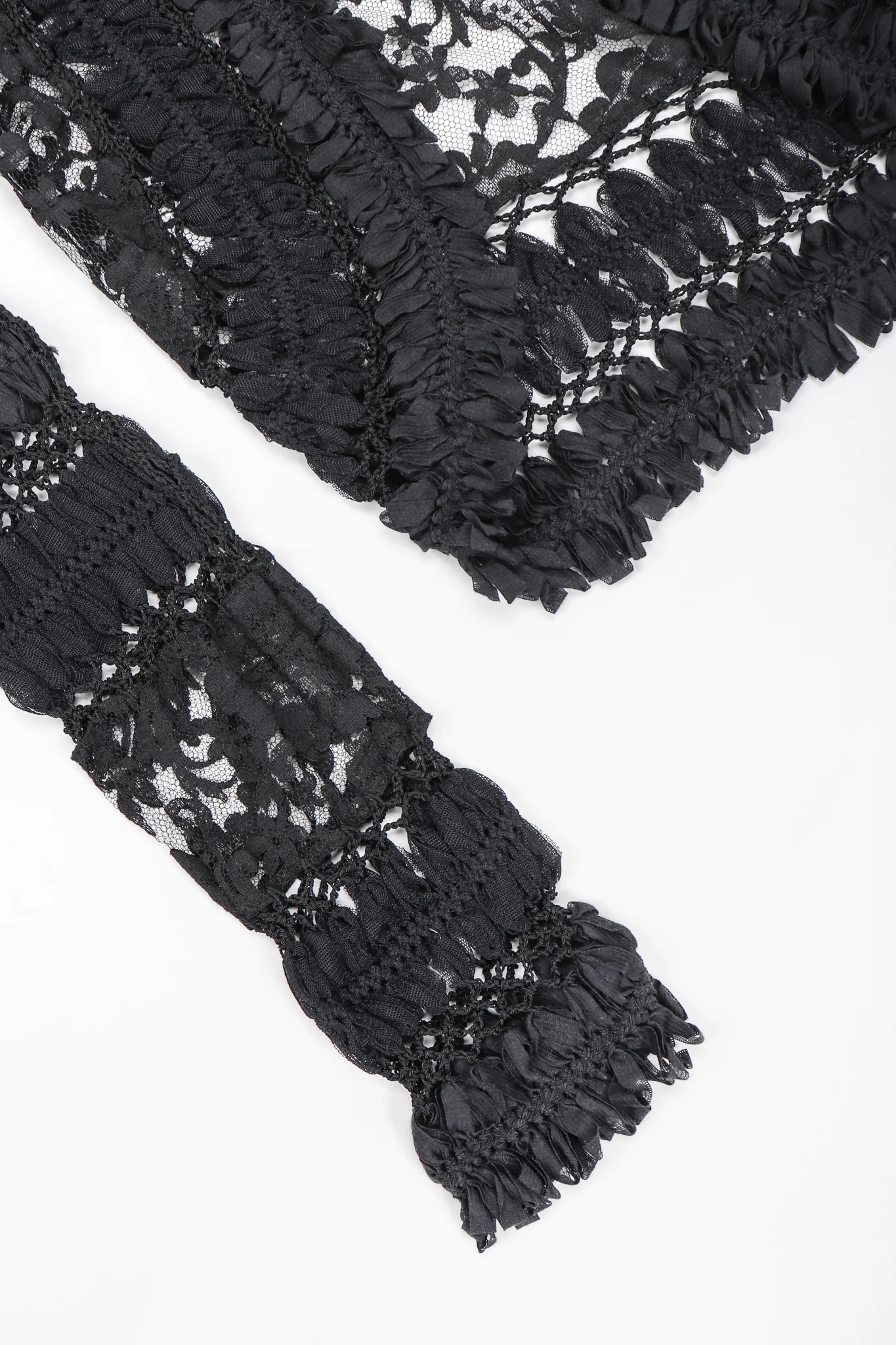 Lace Mesh Ribbon Jacket - Image 6
