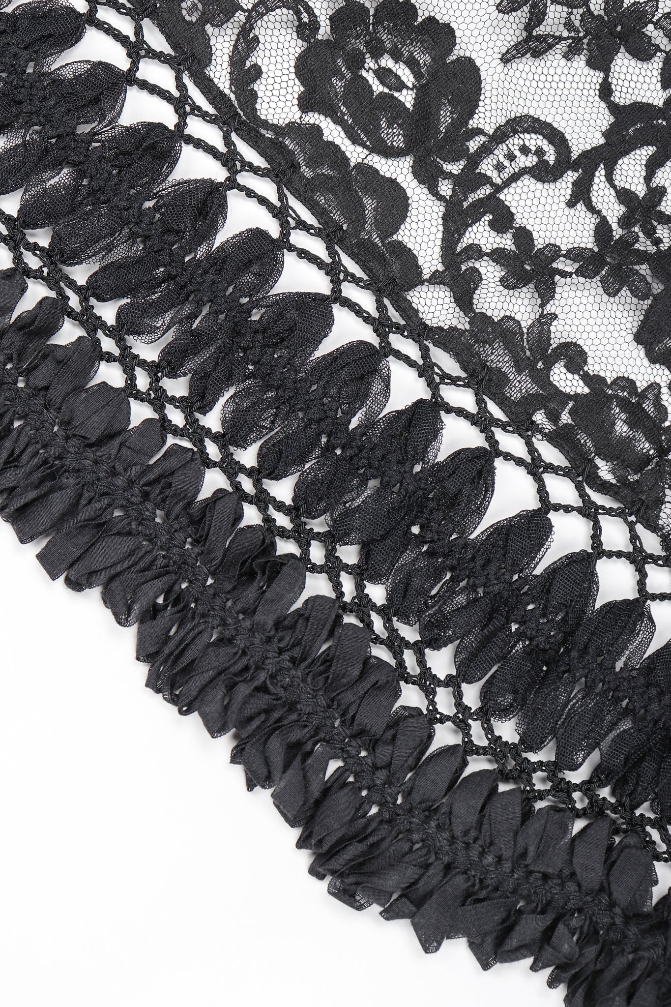 Lace Mesh Ribbon Jacket - Image 7
