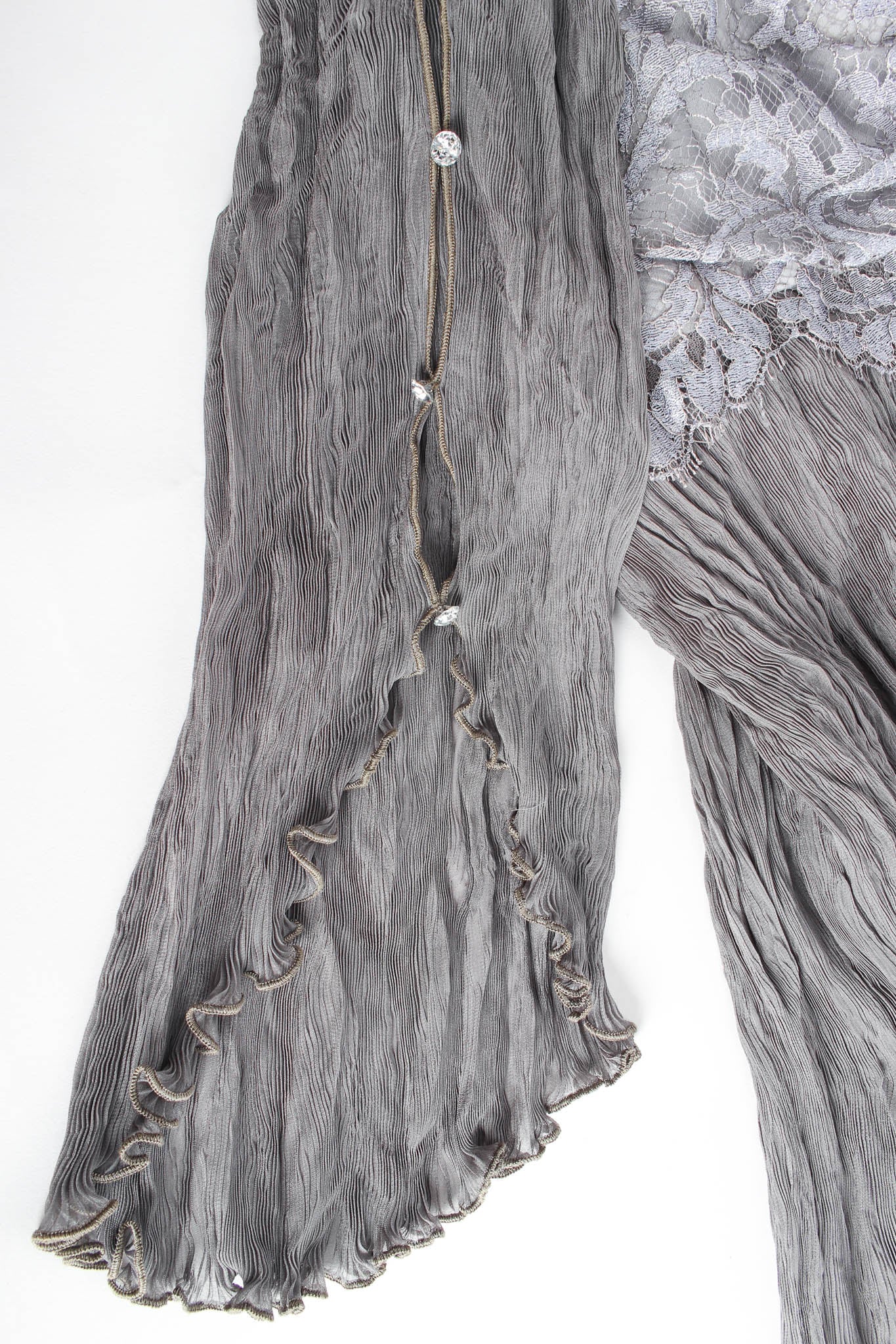 Lace Plissé Pleat Dress - Image 9