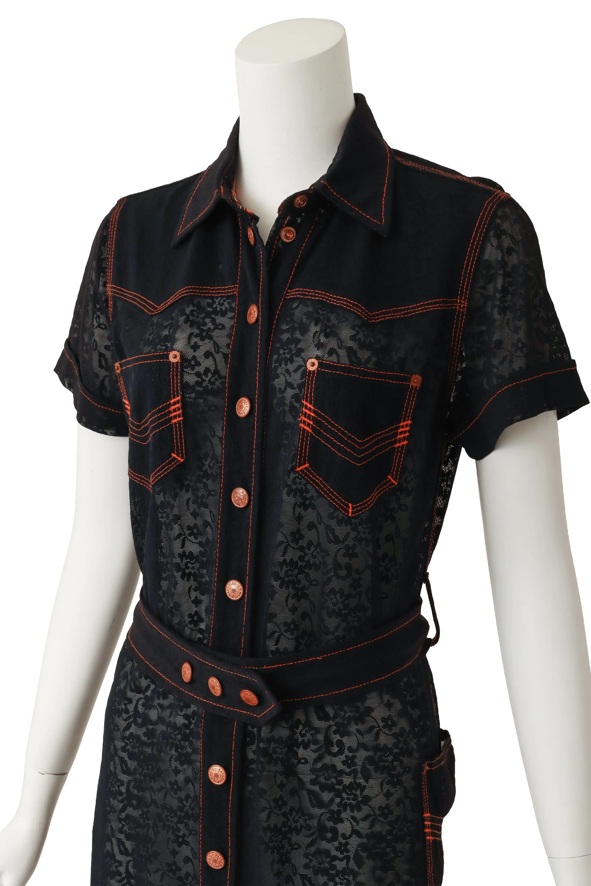 Lace Shirt Dress - Image 3