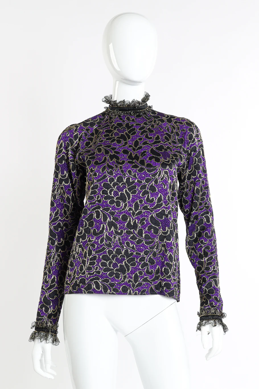 Lace Silk Top