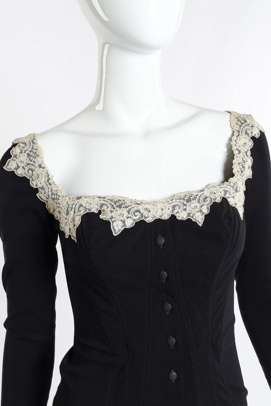 Lace Trim Corset & Skirt Set - Image 4