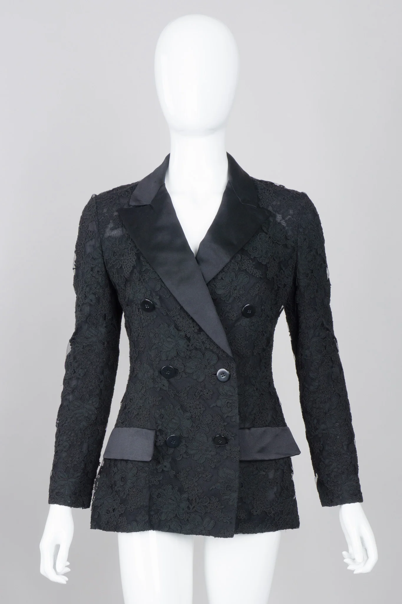 Lace Tuxedo Jacket - Image 3