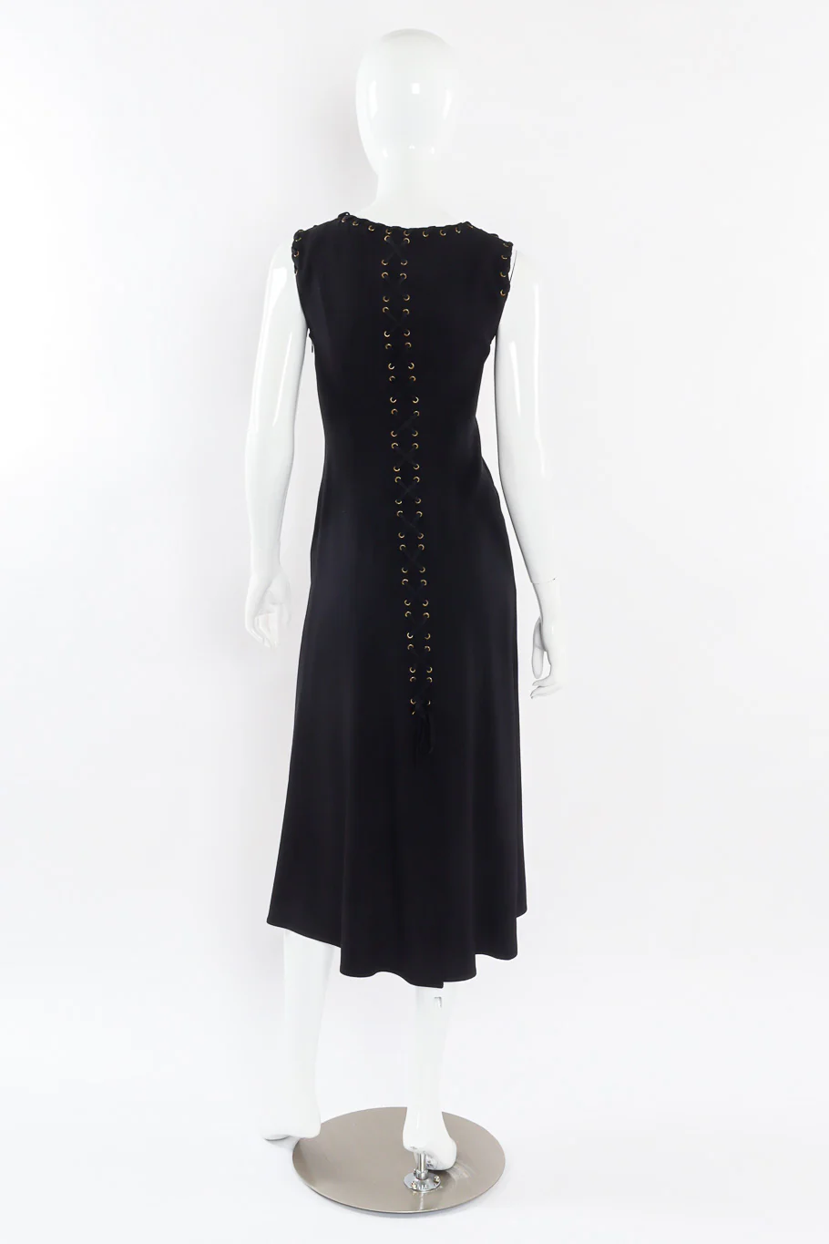 Lace Up Grommet Dress - Image 4