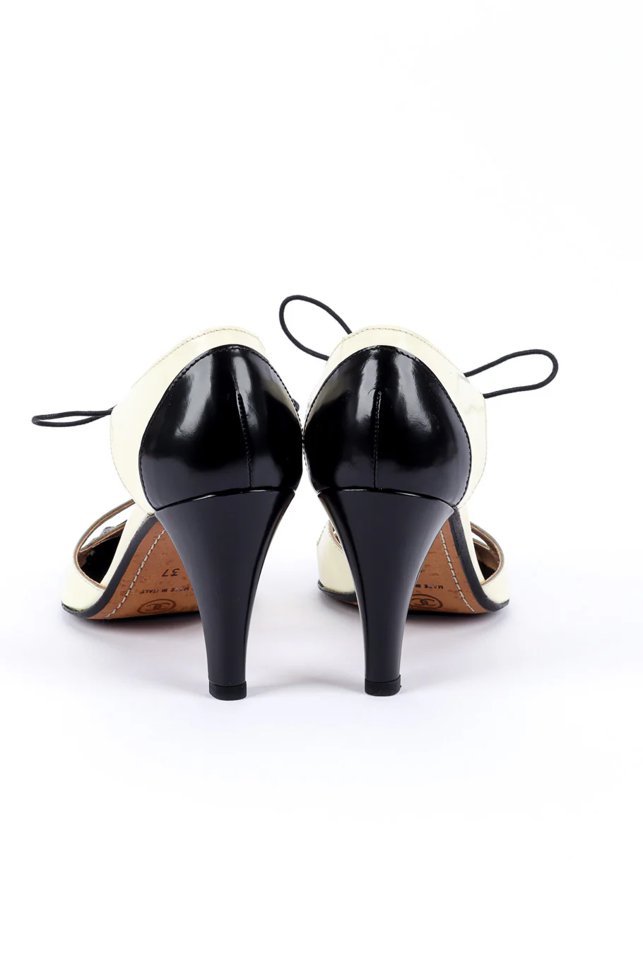 Lace Up Spectator Heels - Image 5