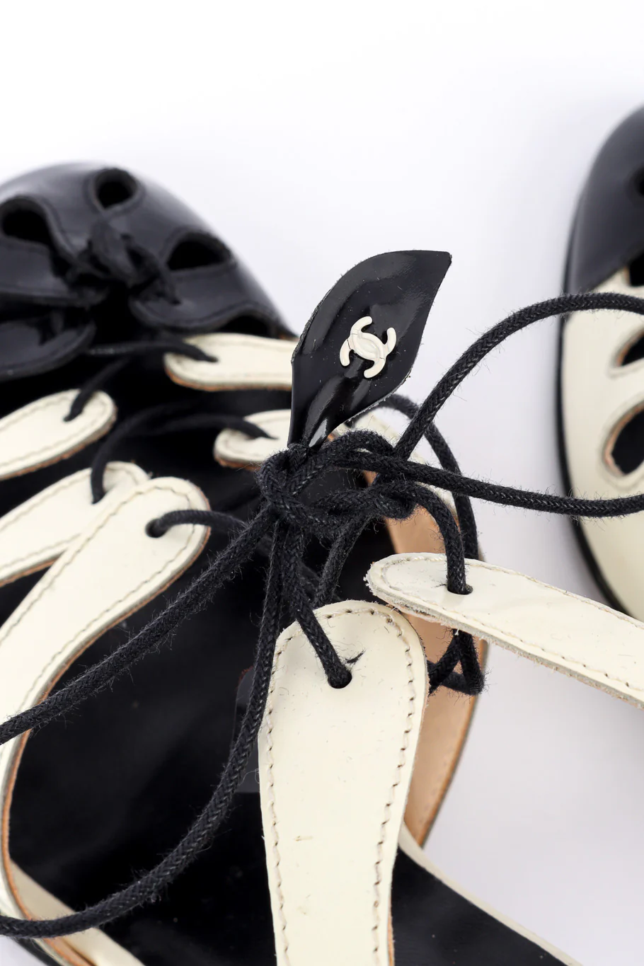 Lace Up Spectator Heels - Image 8