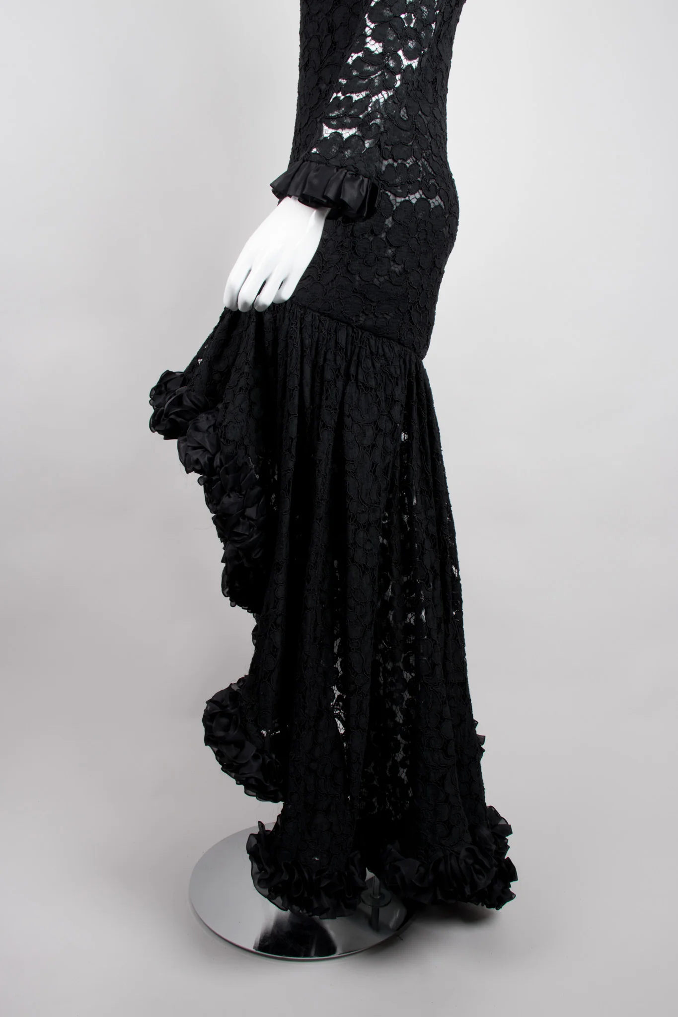 Lace Waterfall Gown - Image 11