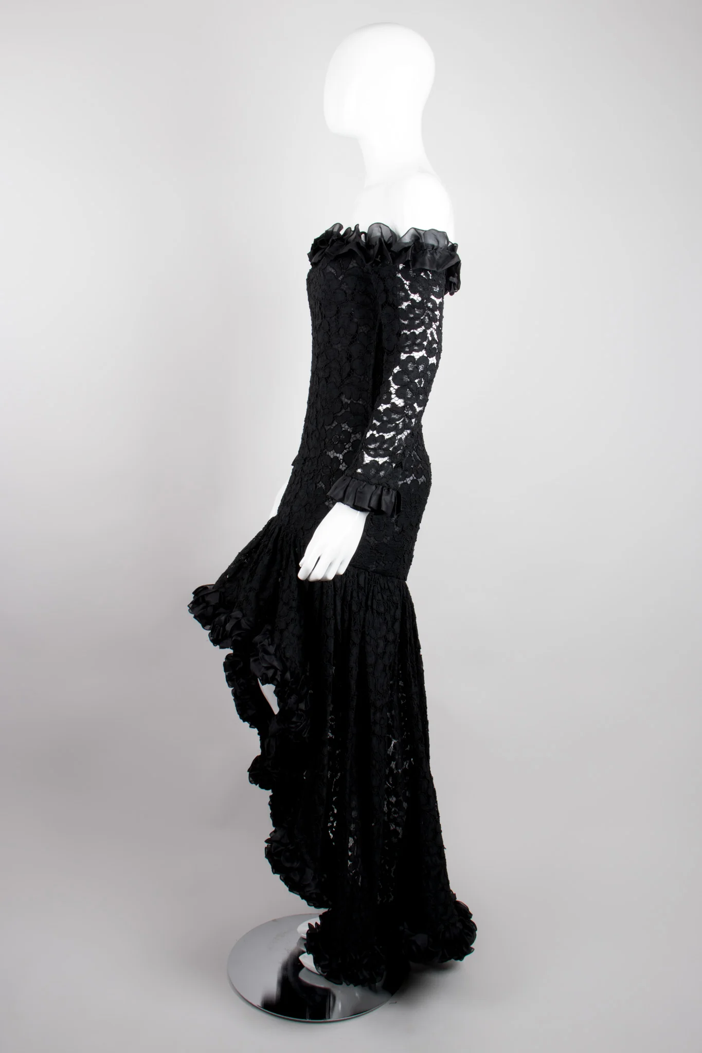 Lace Waterfall Gown - Image 6