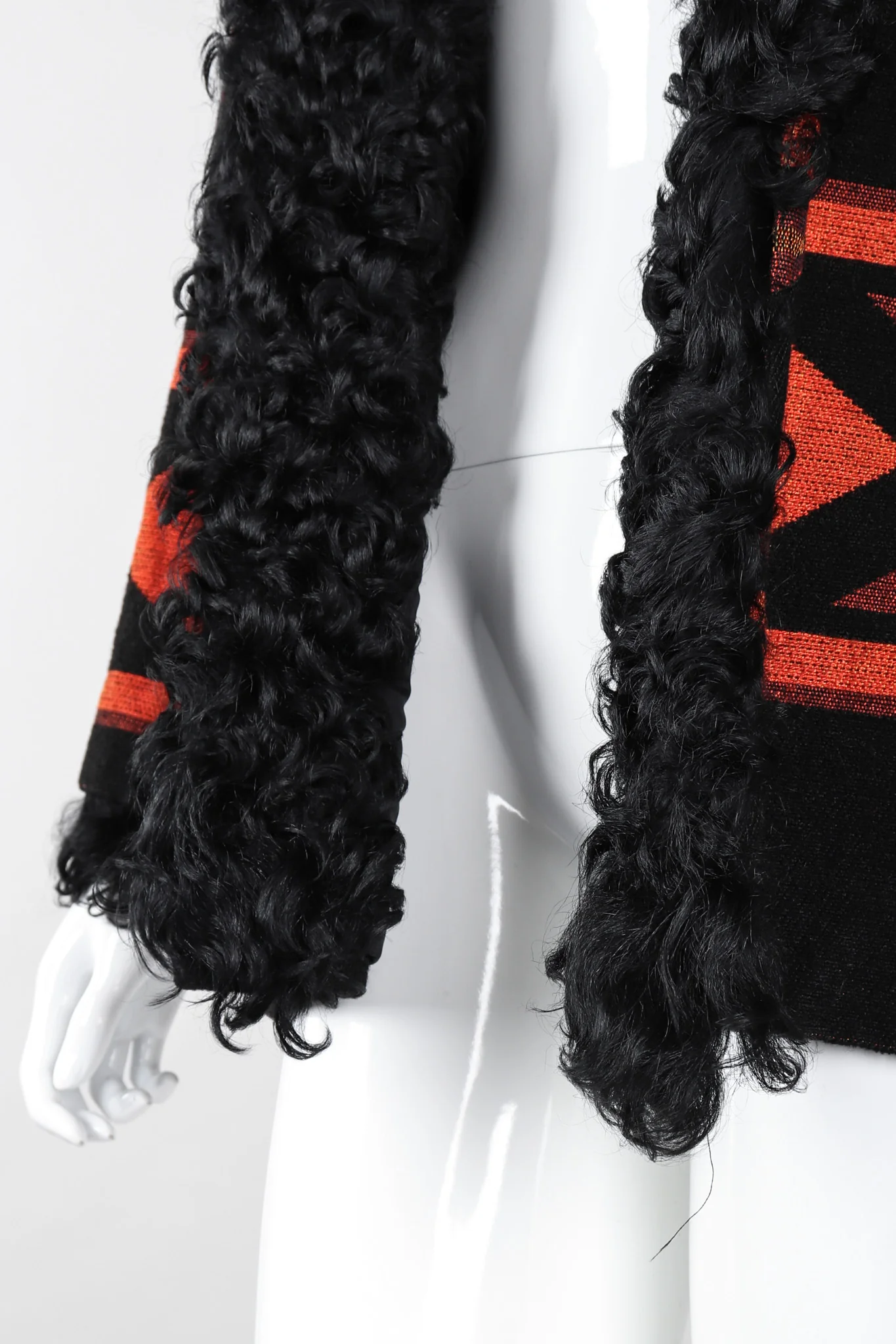 Lamb Collar Tapestry Coat - Image 9