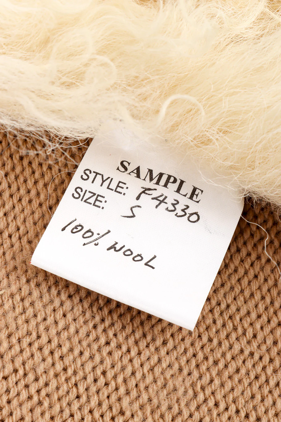 Lamb Suede Wool Knit Jacket - Image 10