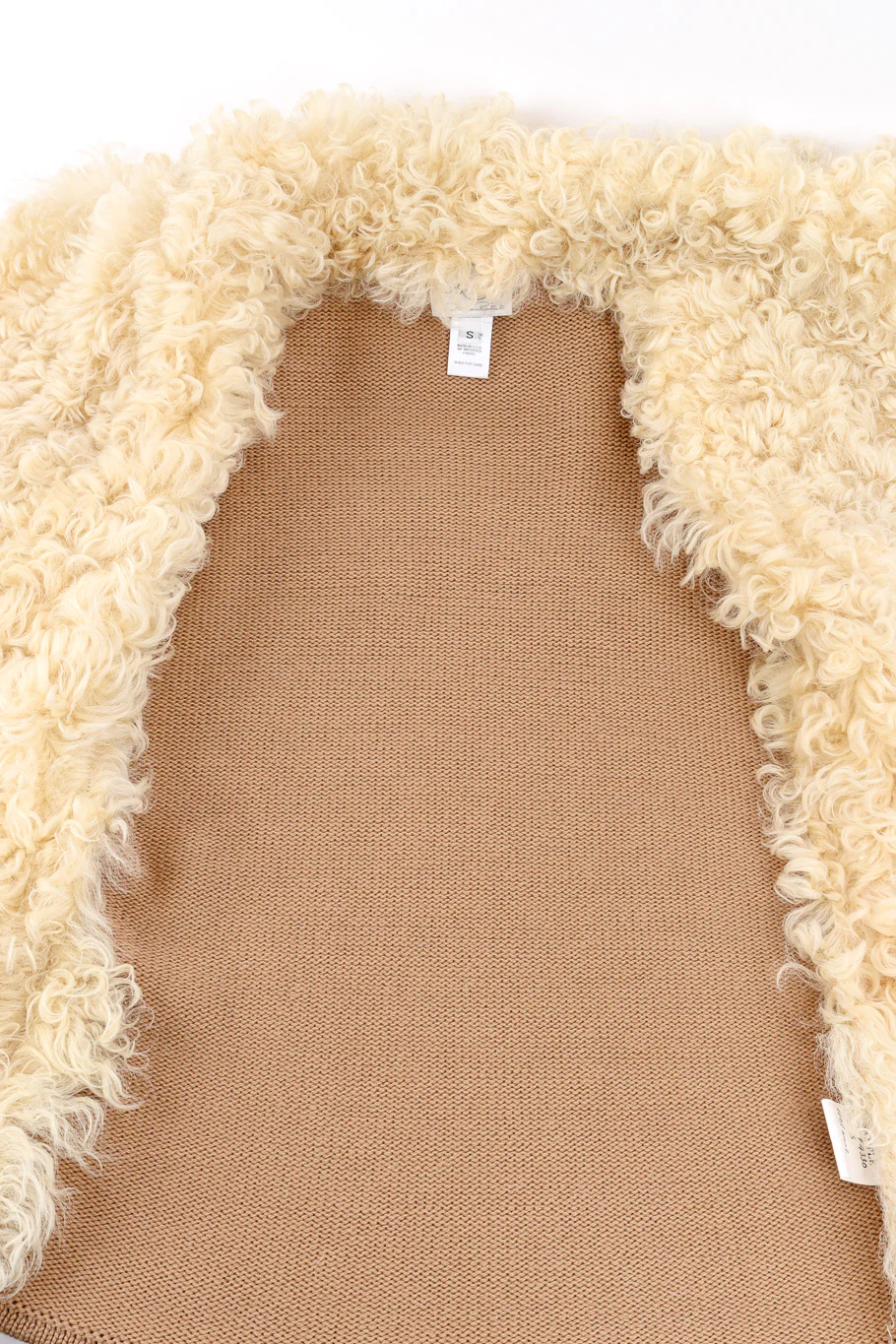 Lamb Suede Wool Knit Jacket - Image 6