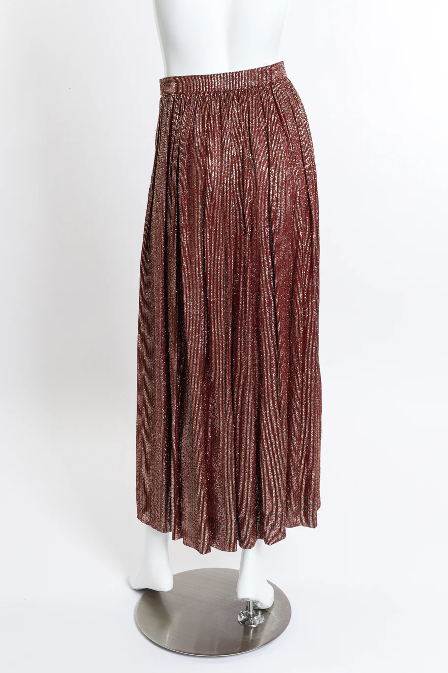 Lamé Blouse & Pleated Skirt Set - Image 13