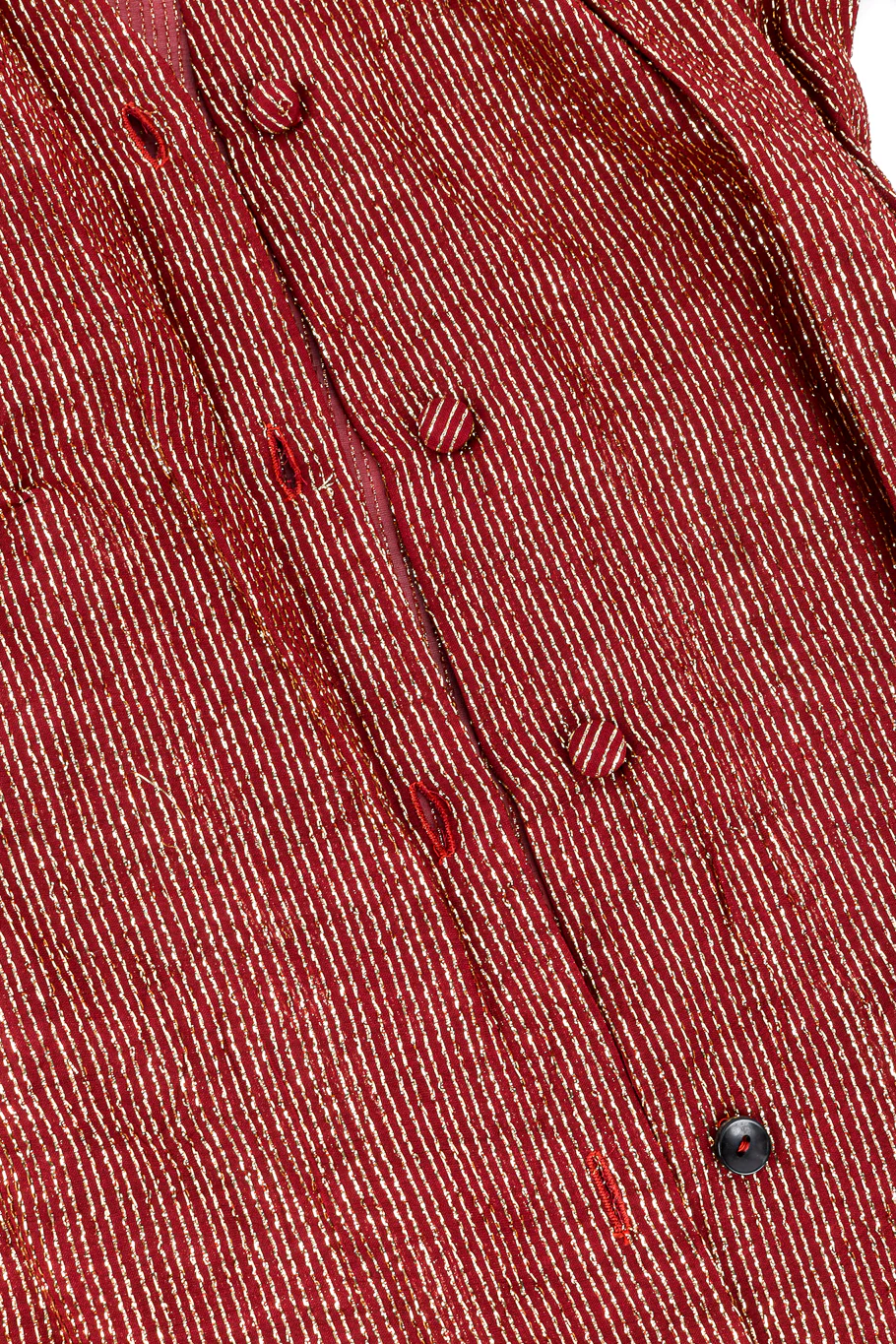 Lamé Blouse & Pleated Skirt Set - Image 6
