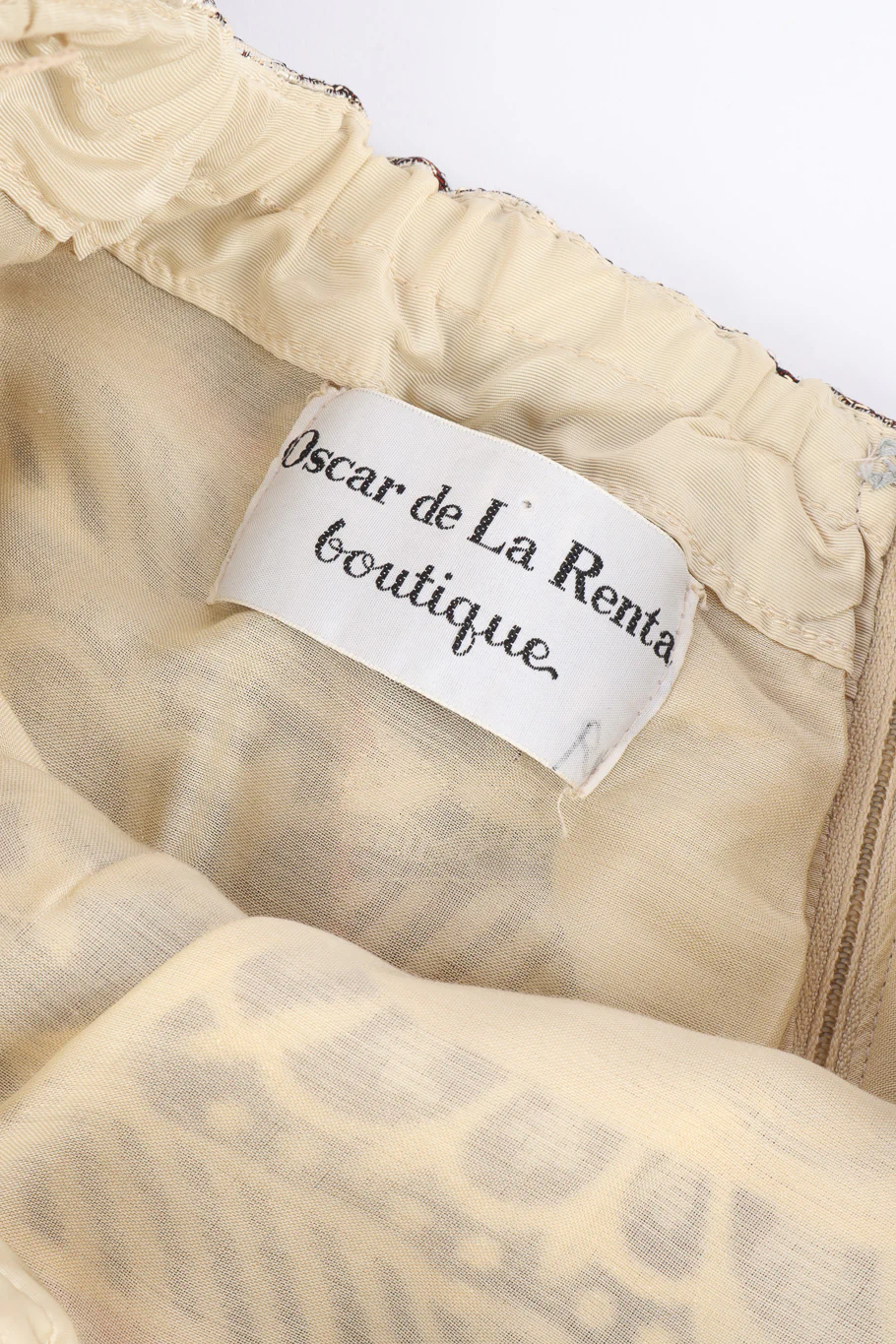 Lamé Brocade Bardot Gown - Image 15