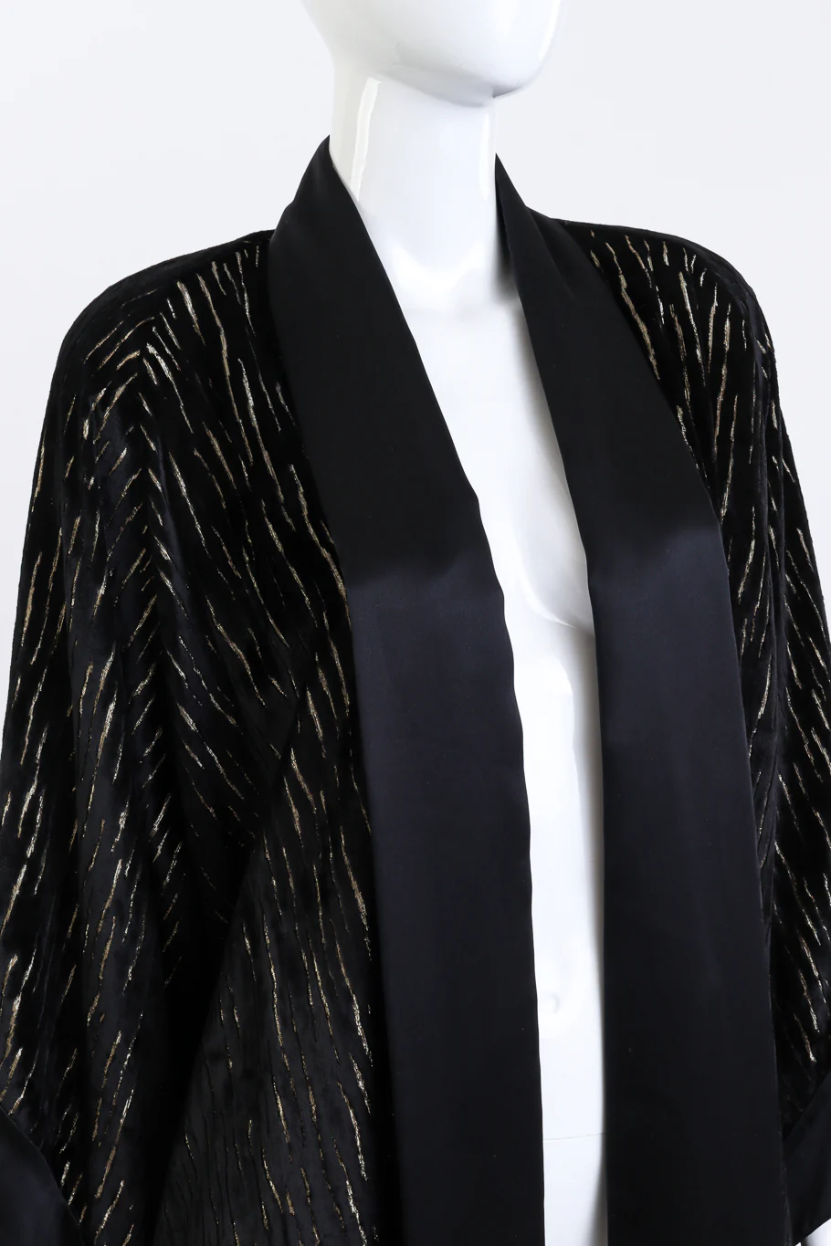 Lamé Burnout Kimono Jacket - Image 2
