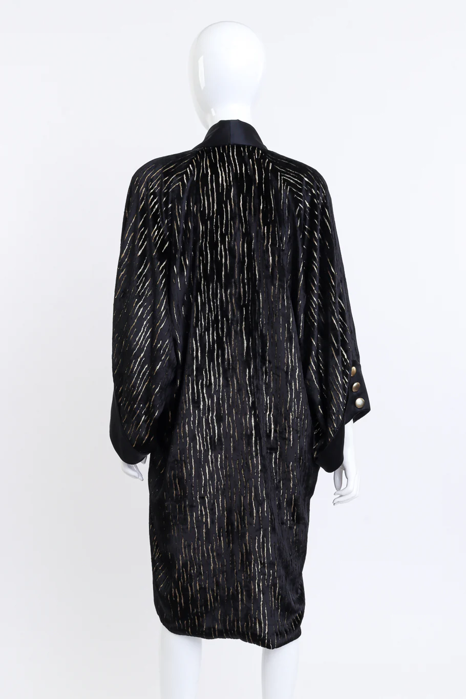 Lamé Burnout Kimono Jacket - Image 4