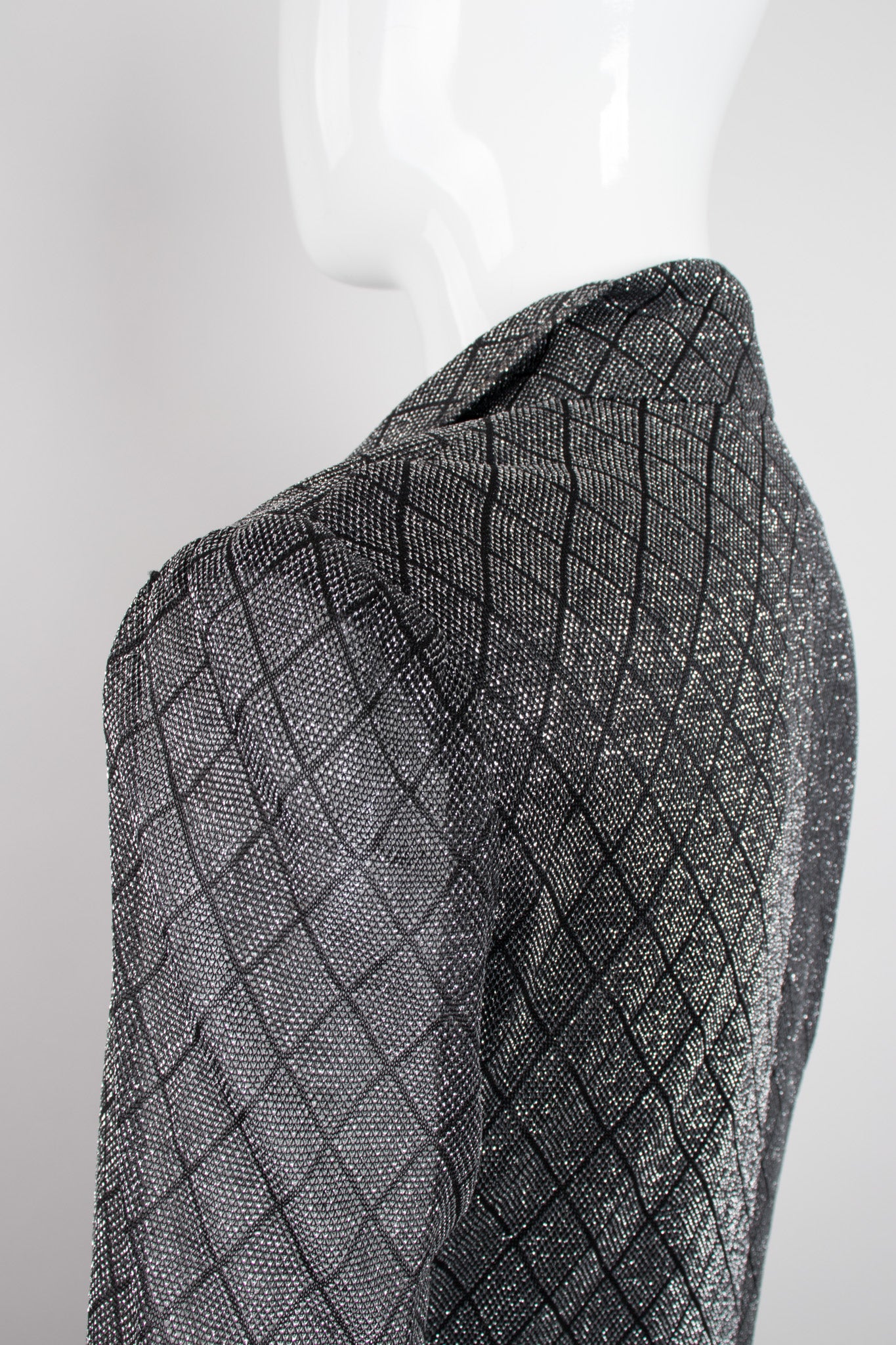 Lamé Diamond Dot Dress - Image 12
