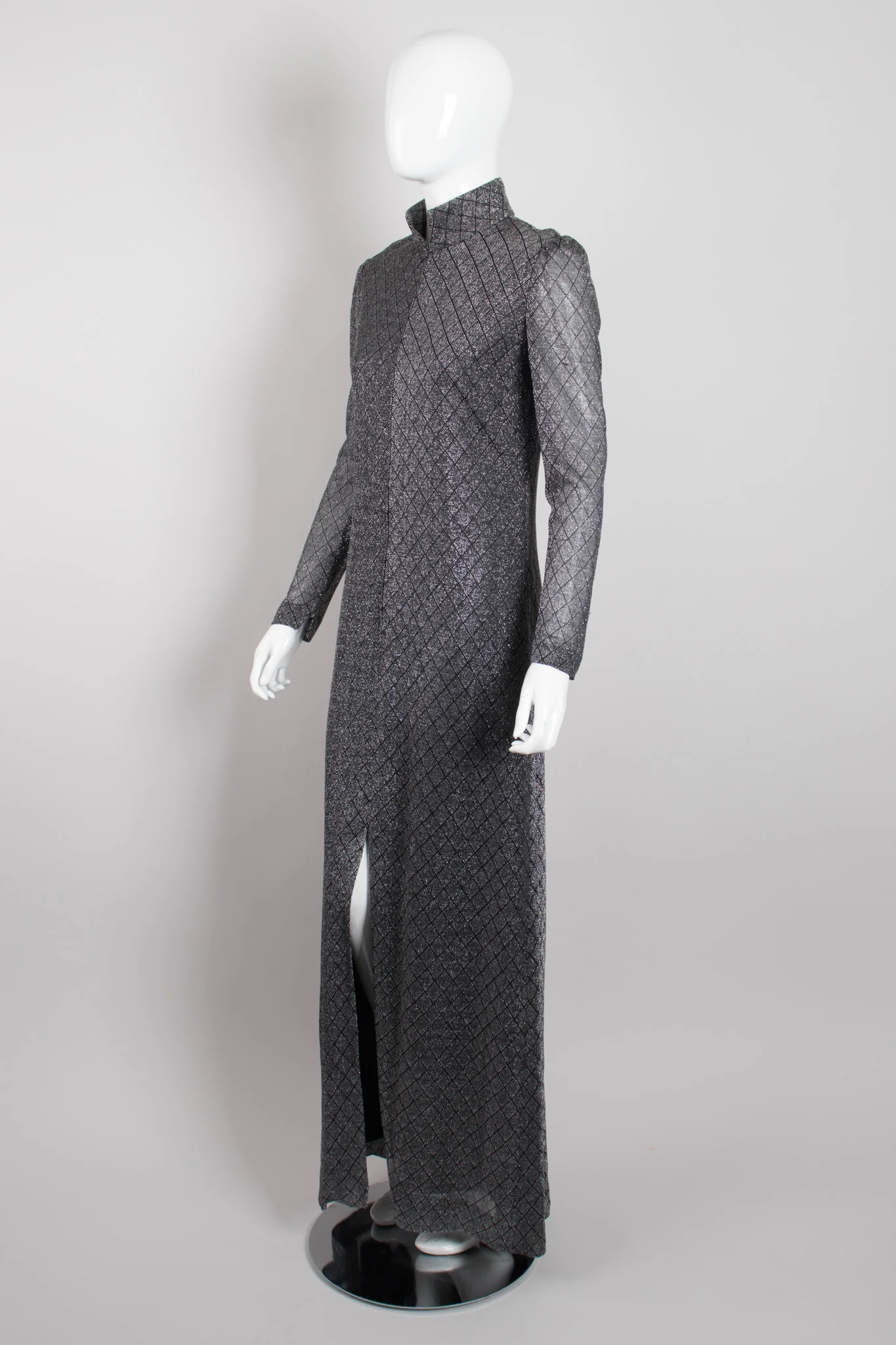 Lamé Diamond Dot Dress - Image 3