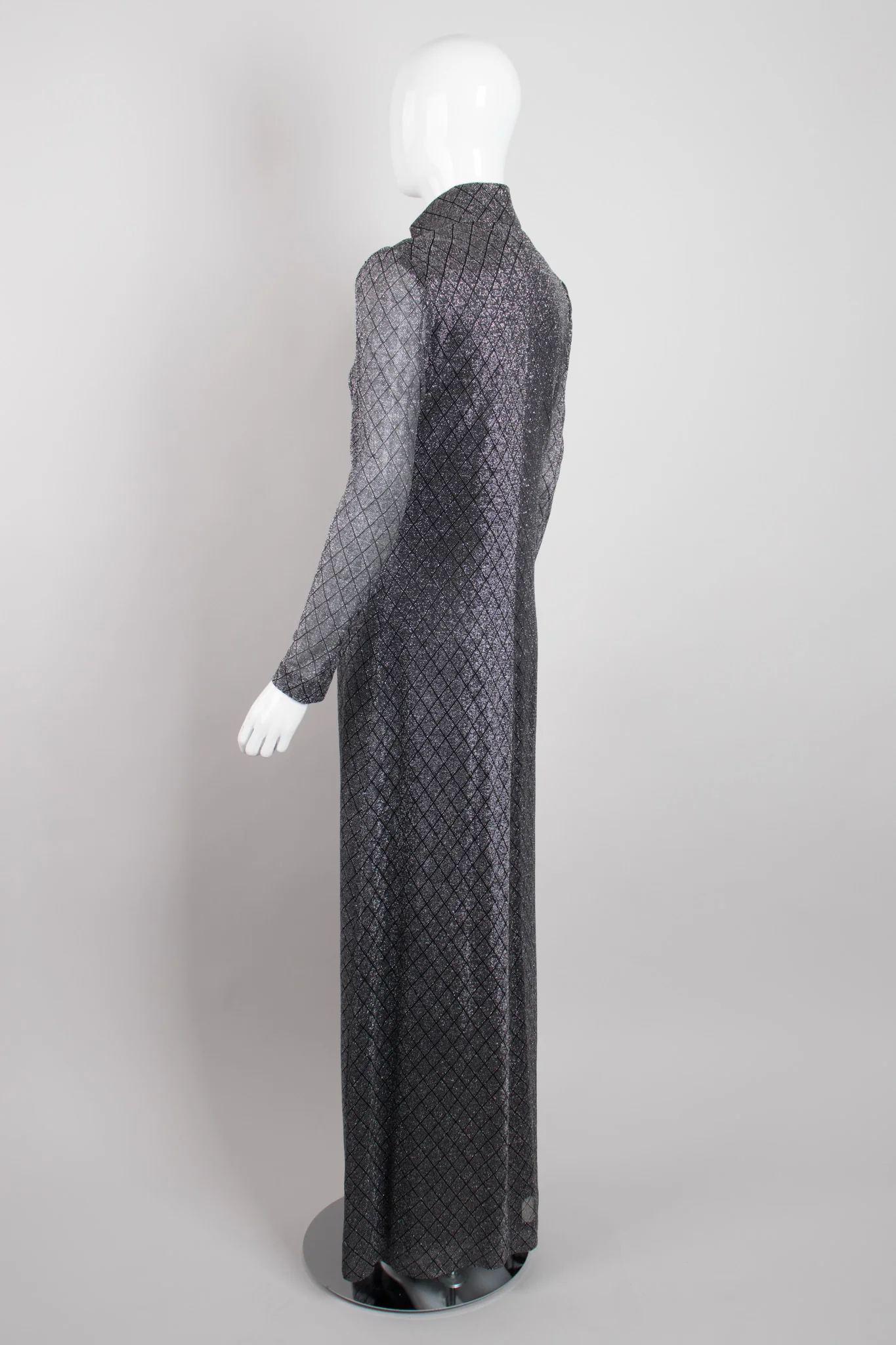 Lamé Diamond Dot Dress - Image 5