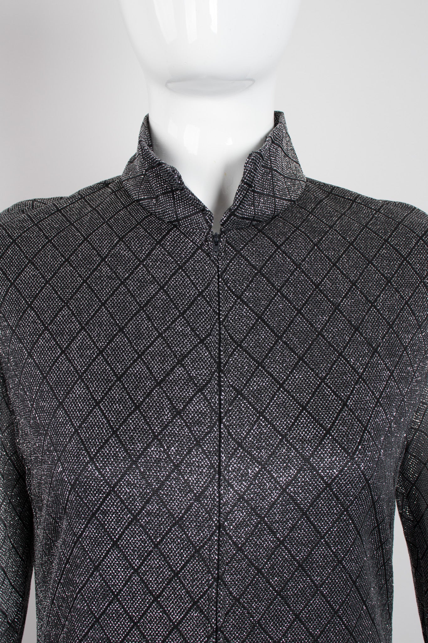 Lamé Diamond Dot Dress - Image 9