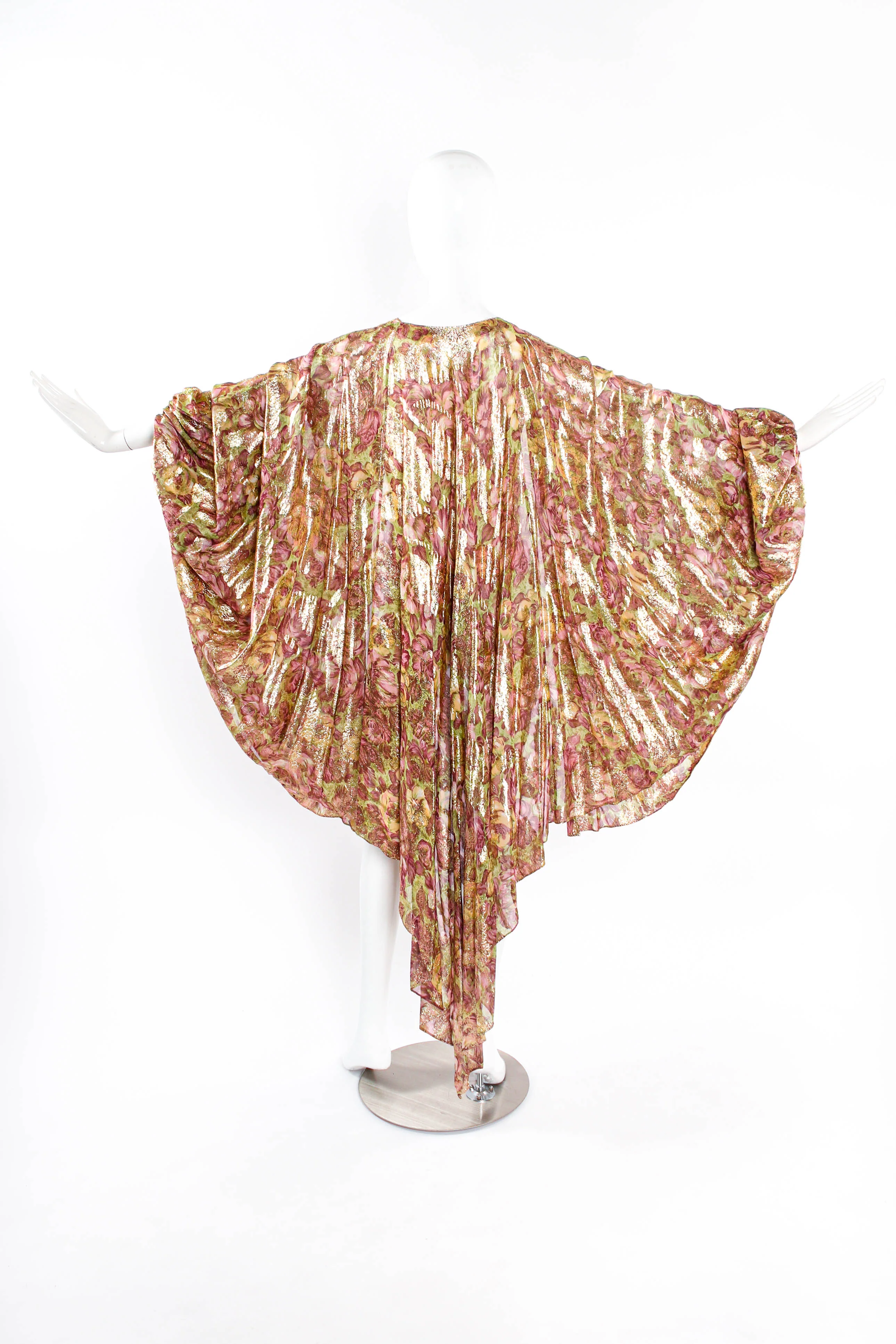 Lamé Foliage Duster Robe - Image 5
