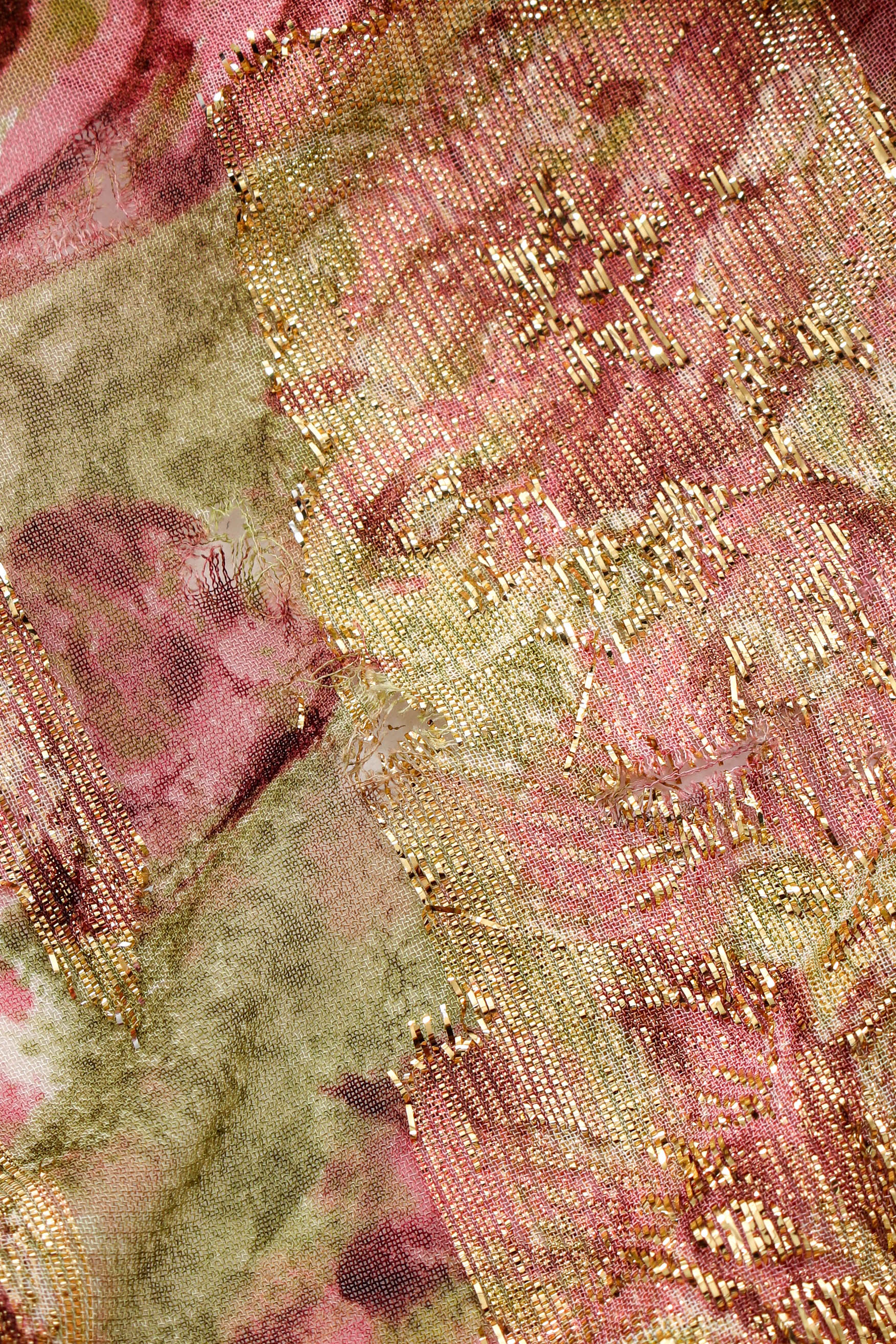 Lamé Foliage Duster Robe - Image 7
