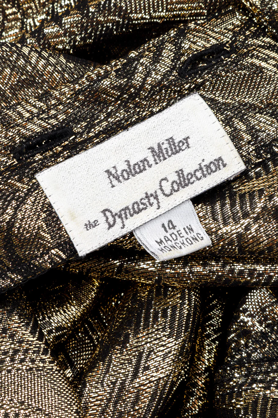 Lamé Jacquard Blouse & Skirt Set - Image 8