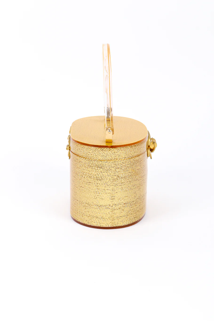 Lamé Lucite Box Bag - Image 2