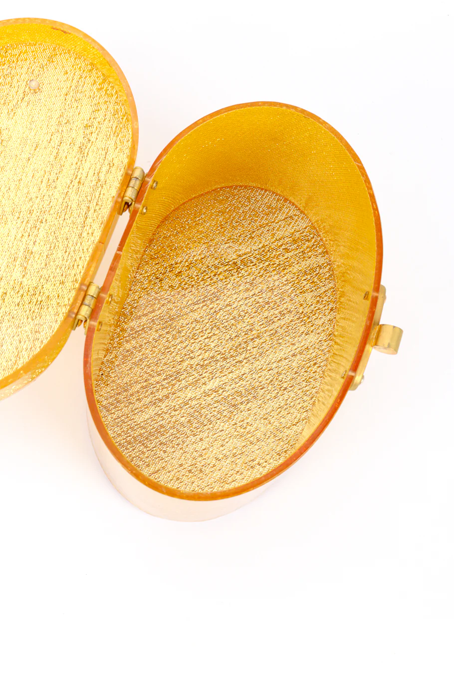 Lamé Lucite Box Bag - Image 6