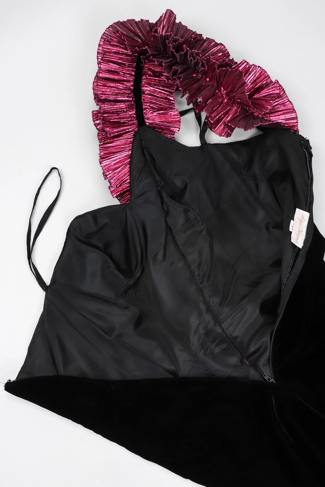 Lamé Ruffle Strap Gown - Image 15