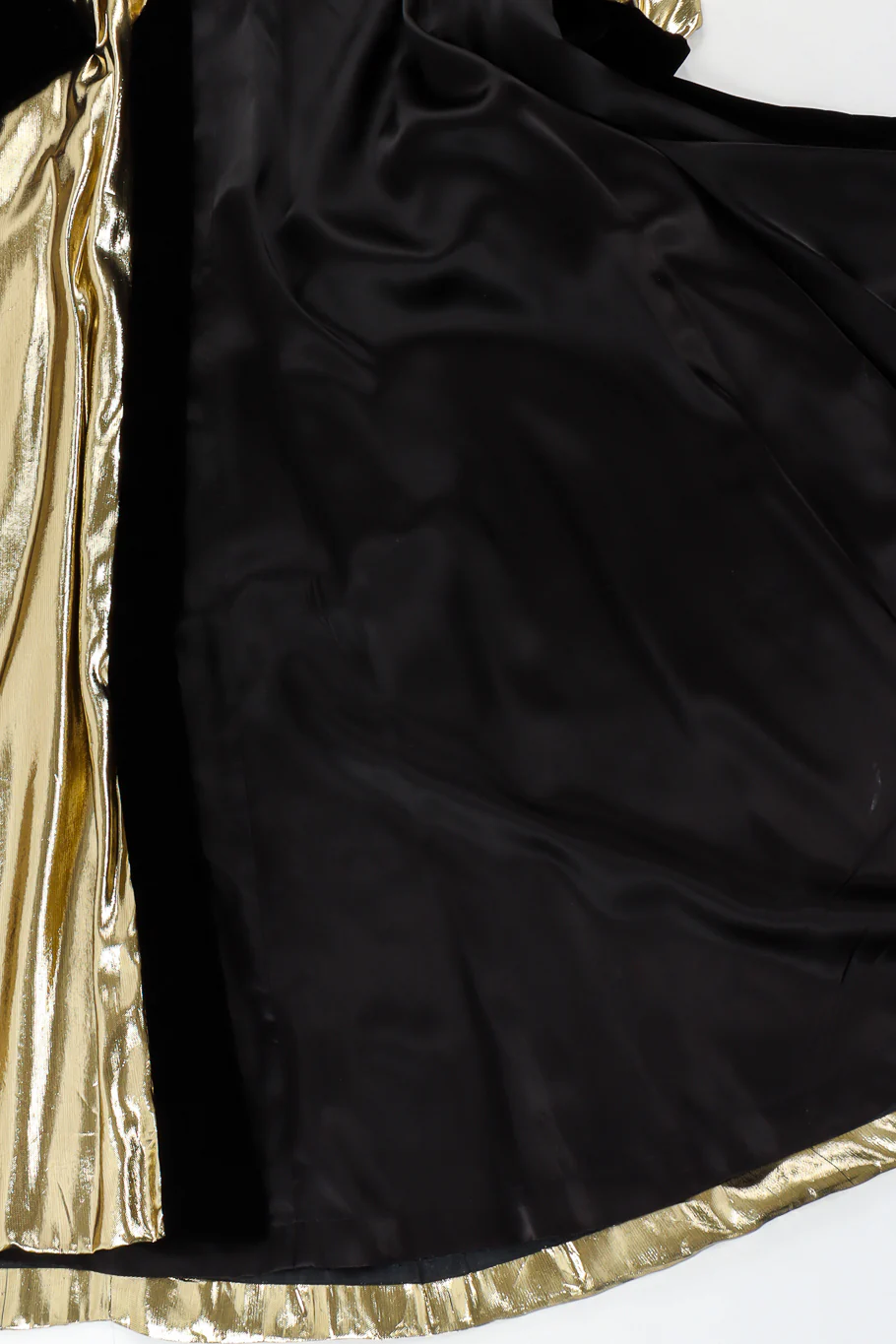 Lamé & Velvet Duster Overcoat - Image 9