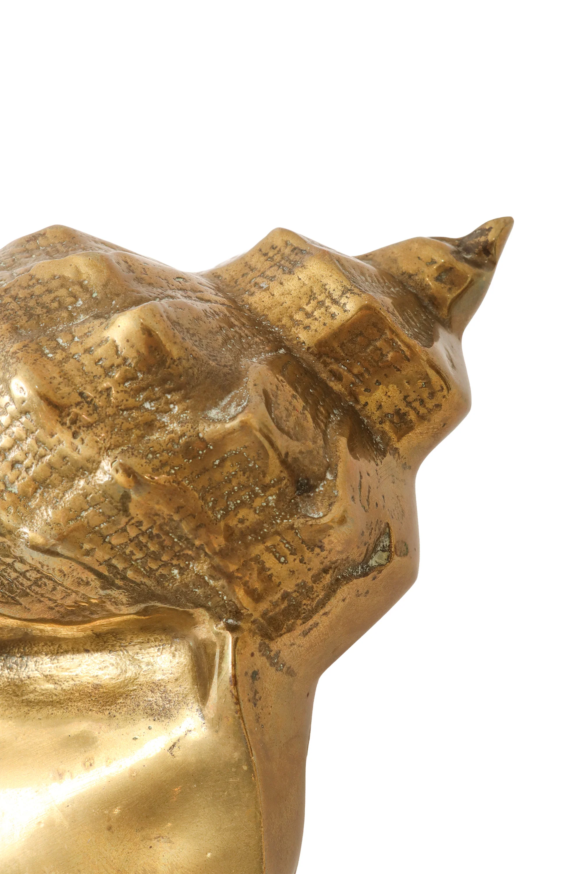 Large Bronze Conch Shell Sculpture - Image 2