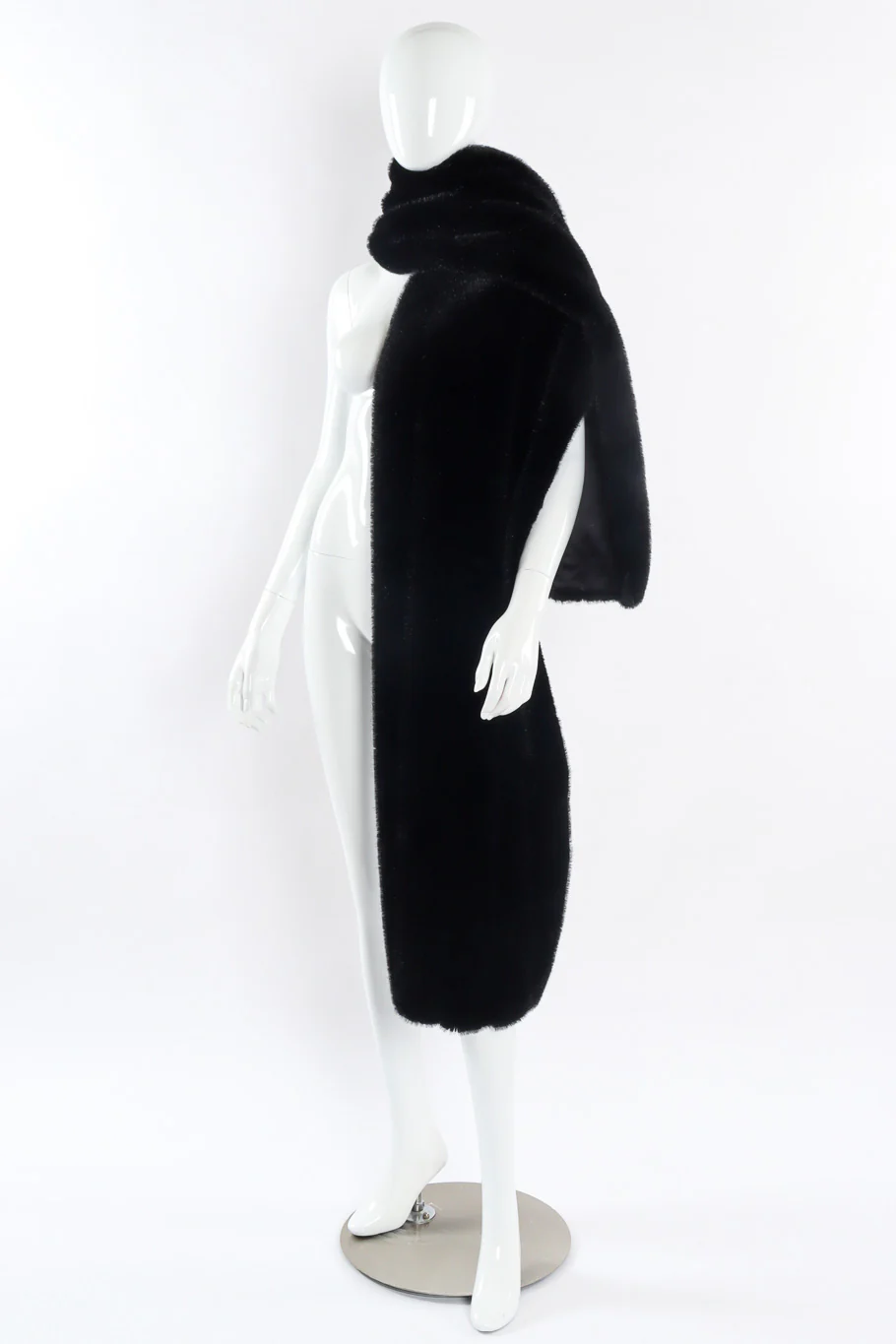 Large Faux Fur Shawl - Image 2