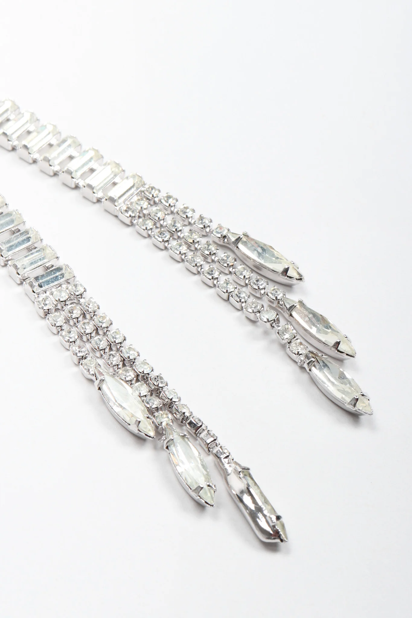Crystal Lariat Knot Necklace - Image 5