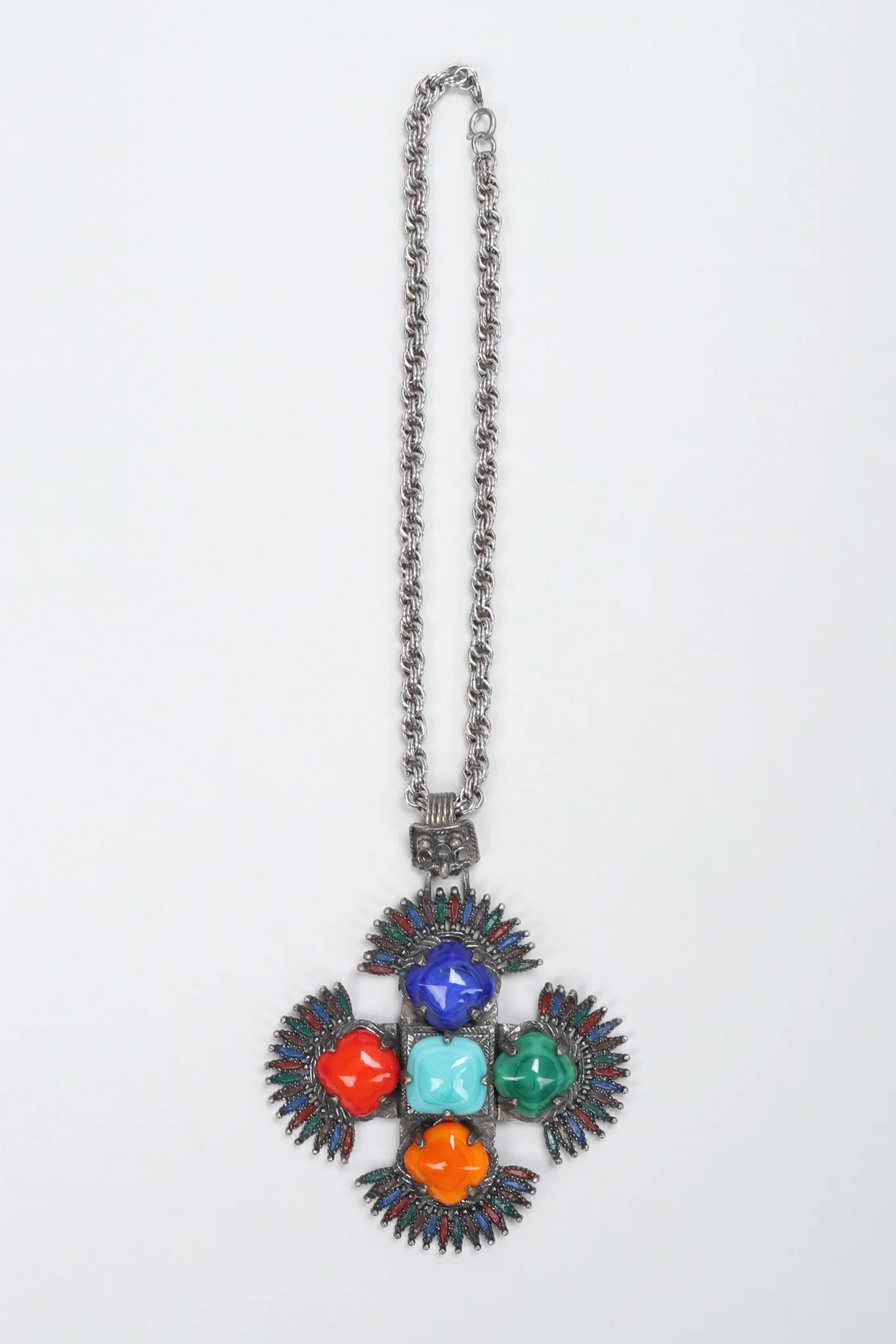 Larry Vrba Mayan Medallion Pendant - Image 3