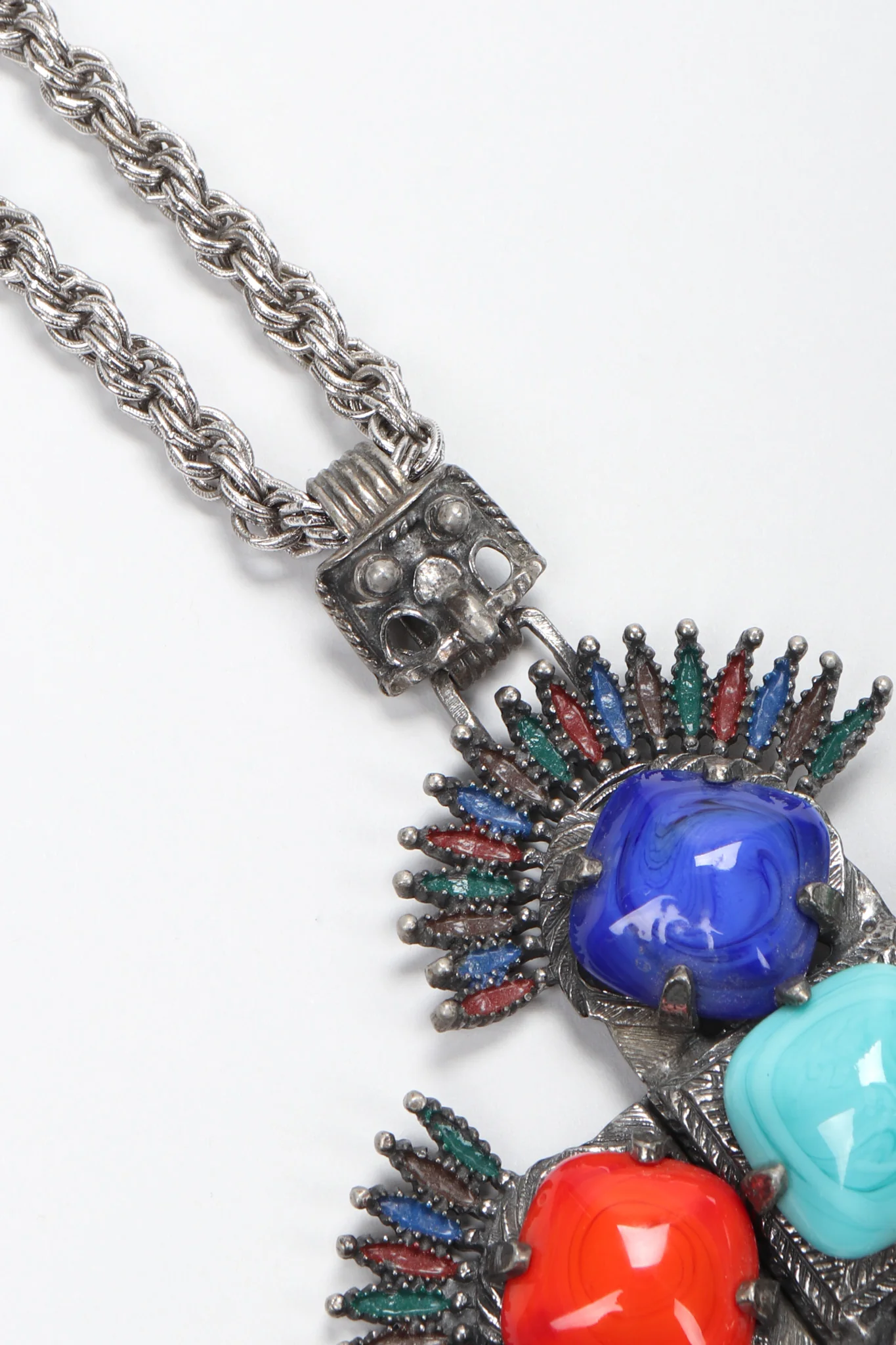 Larry Vrba Mayan Medallion Pendant - Image 4
