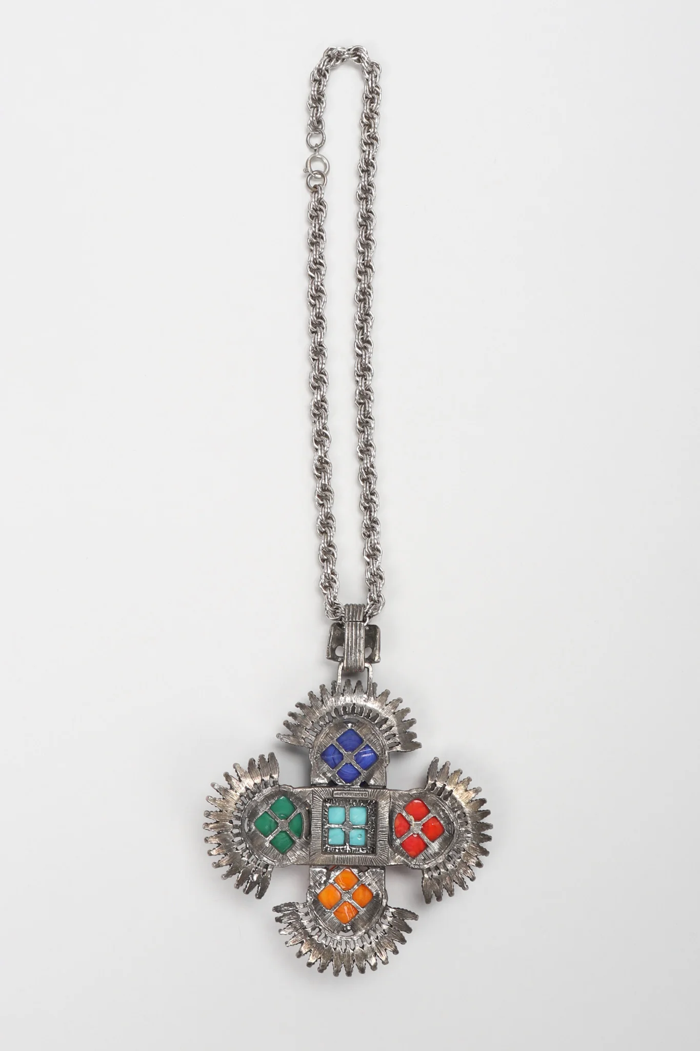 Larry Vrba Mayan Medallion Pendant - Image 8