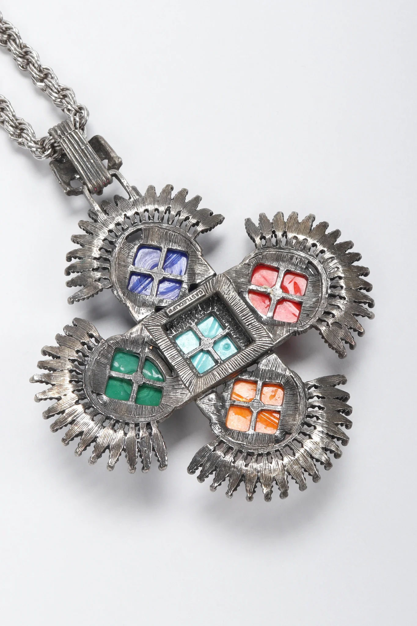 Larry Vrba Mayan Medallion Pendant - Image 9