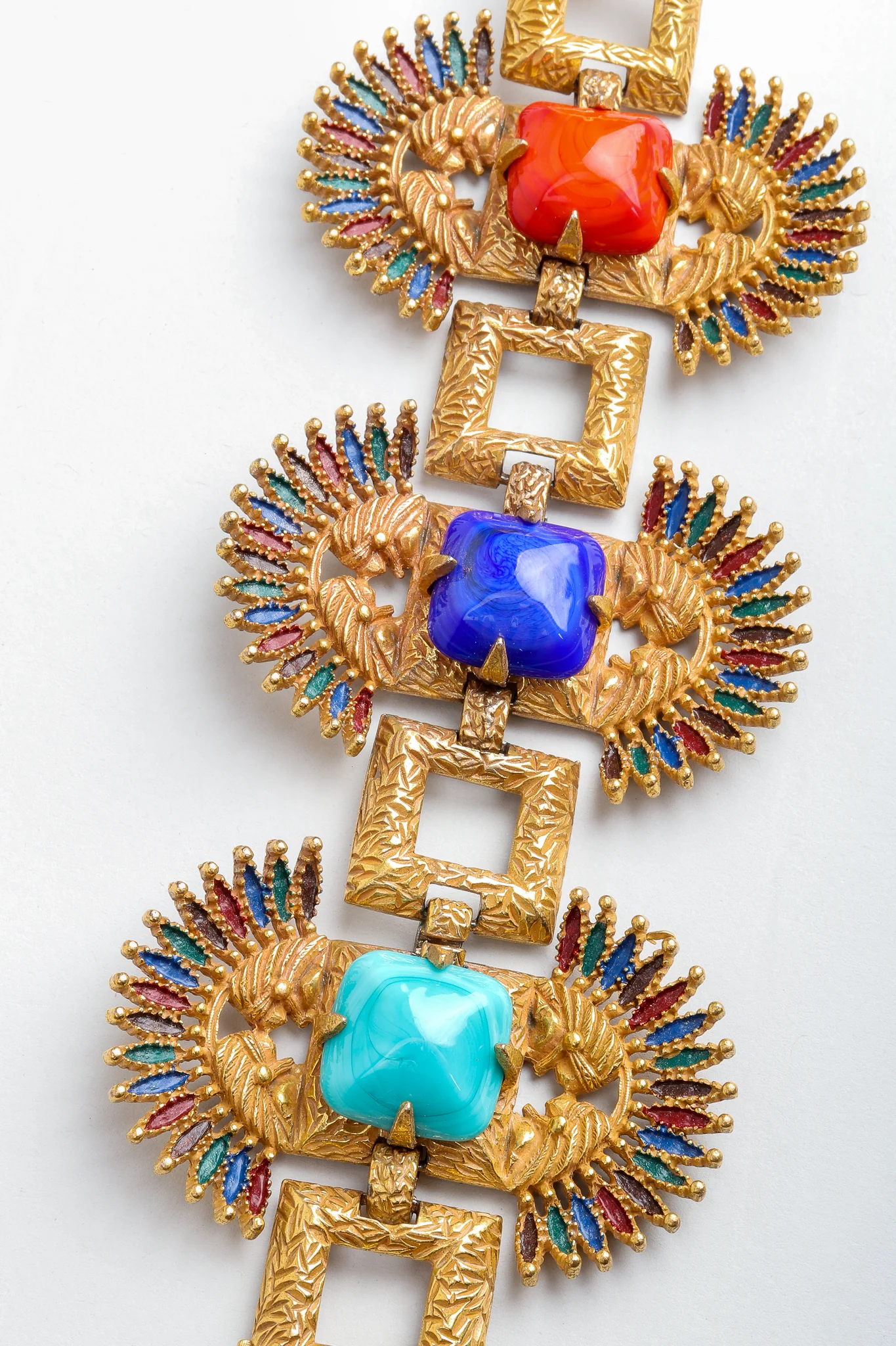 Larry Vrba Mayan Revival Chain Belt - Image 3