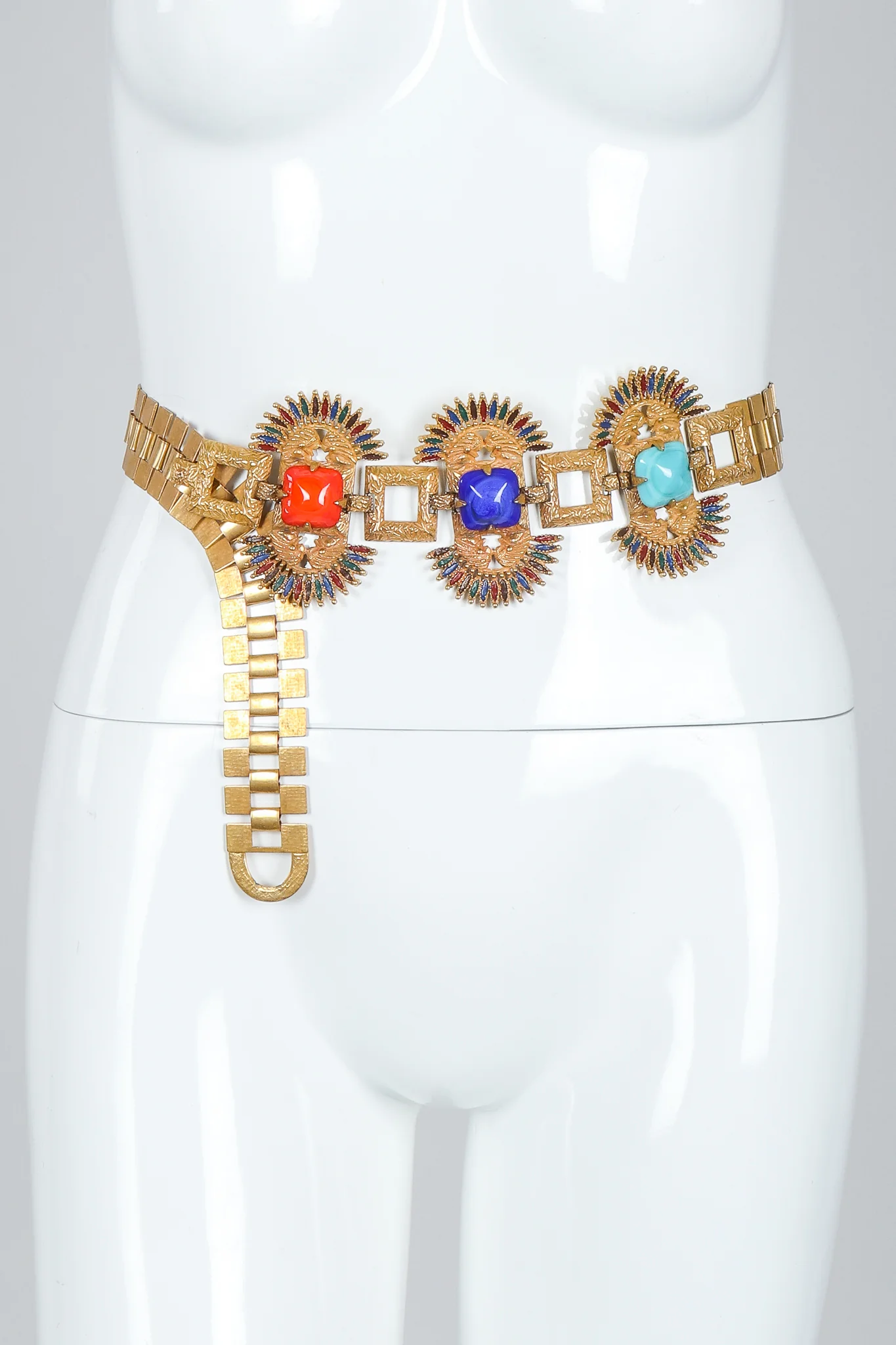 Larry Vrba Mayan Revival Chain Belt - Image 5