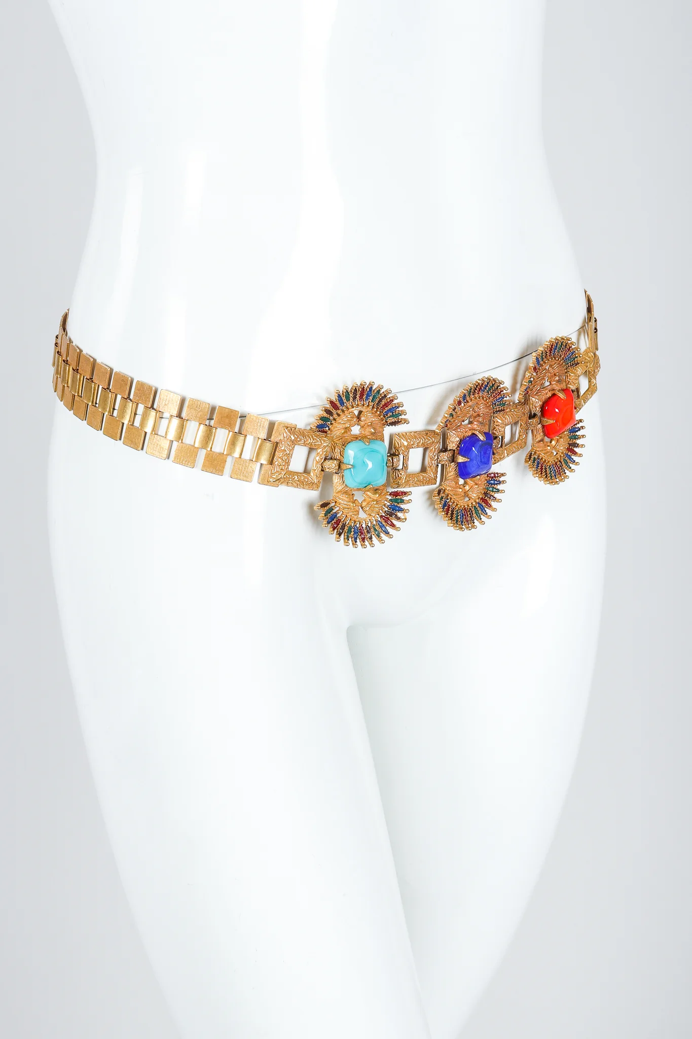 Larry Vrba Mayan Revival Chain Belt - Image 8